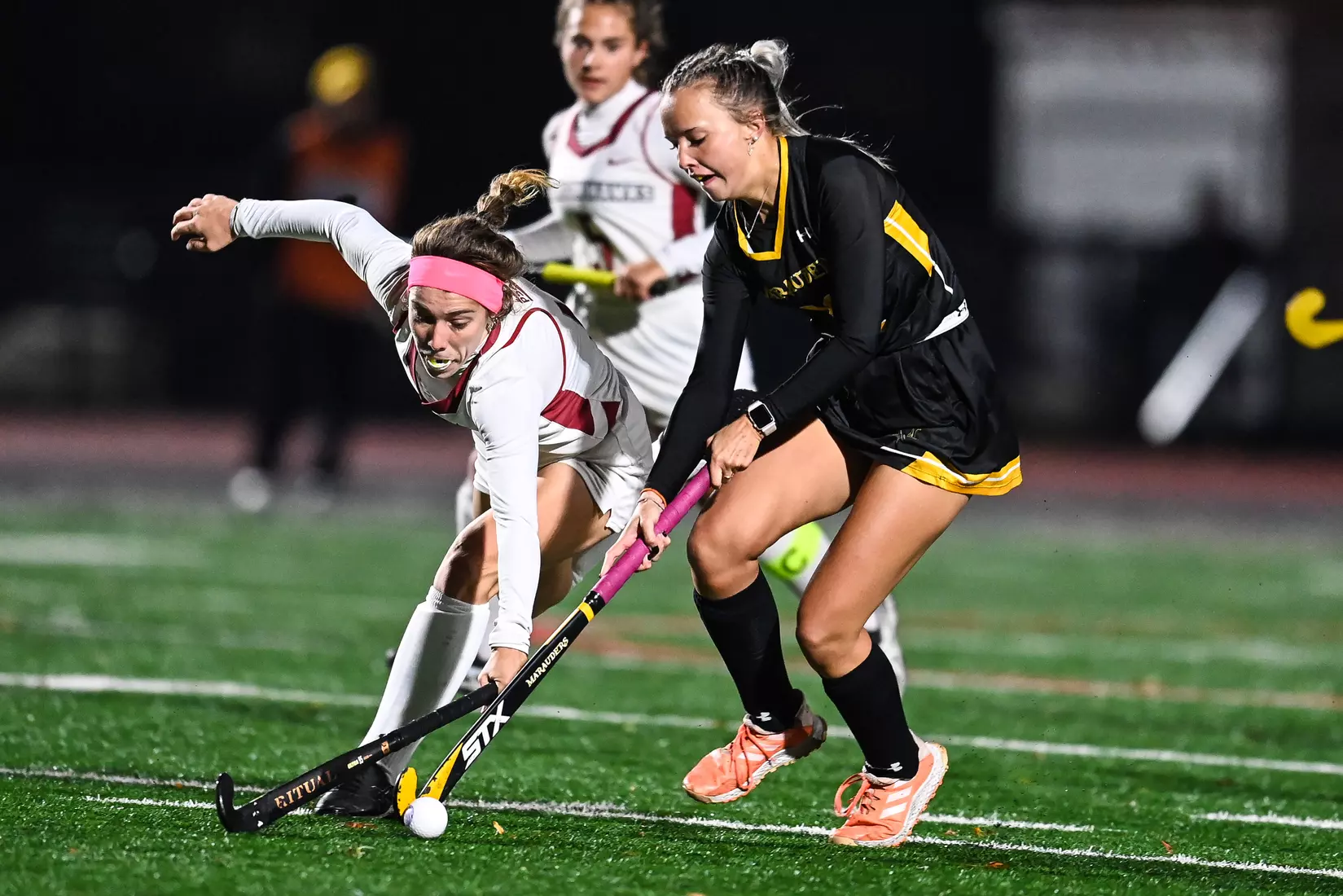 Millersville vs. Indiana in PSAC field hockey first round tournament action at Chryst Field at Biemesderfer Stadium in Millersville, PA on Tuesday, November 2, 2021. Mark Palczewski/Millersville Athletics Photo.