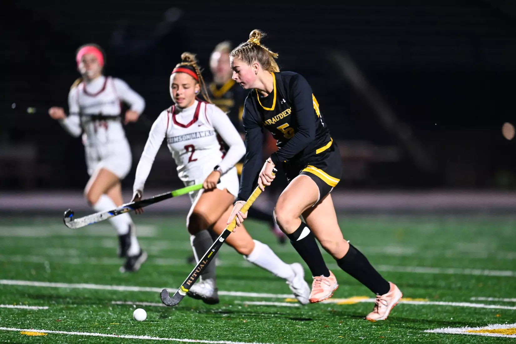 Millersville vs. Indiana in PSAC field hockey first round tournament action at Chryst Field at Biemesderfer Stadium in Millersville, PA on Tuesday, November 2, 2021. Mark Palczewski/Millersville Athletics Photo.