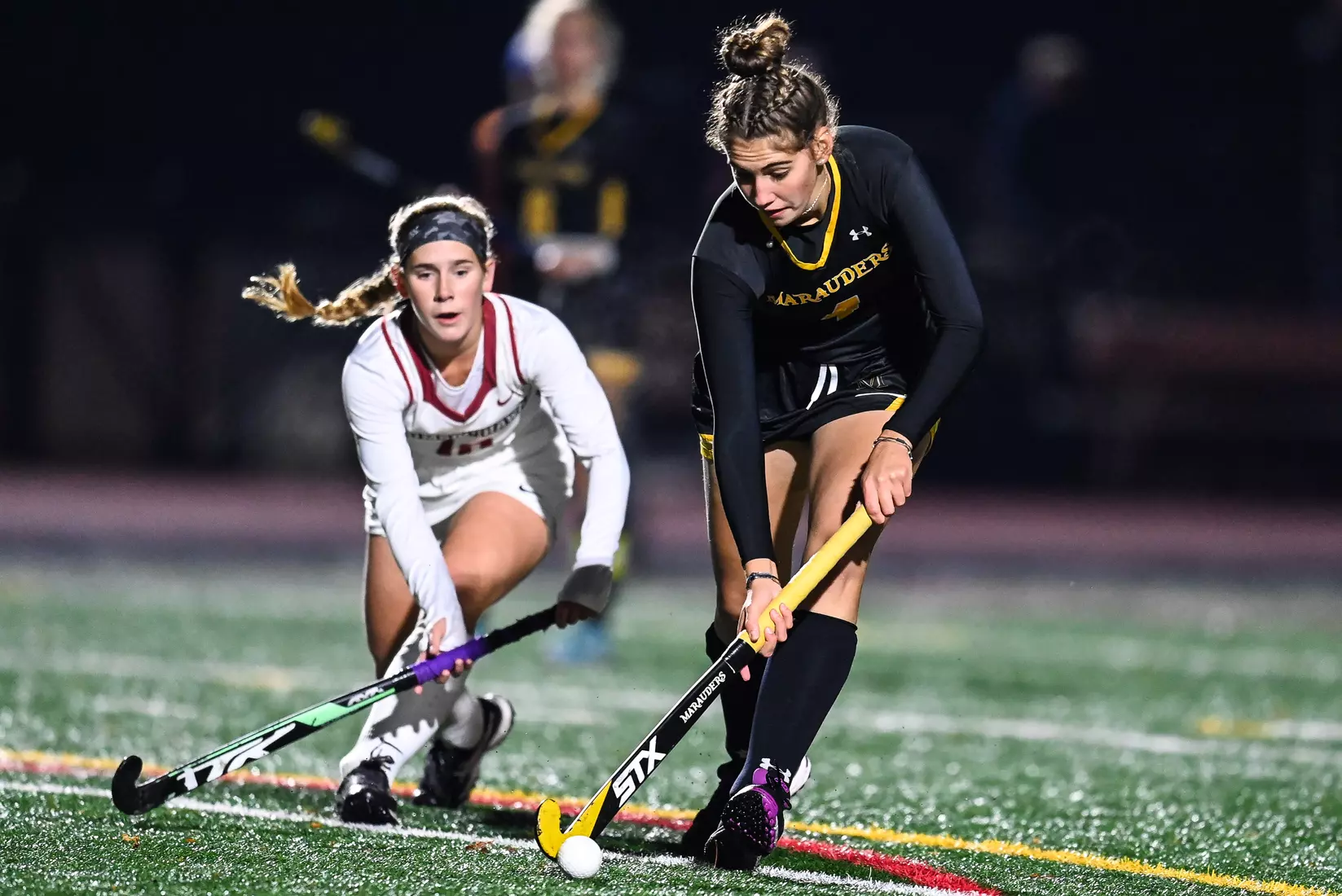 Millersville vs. Indiana in PSAC field hockey first round tournament action at Chryst Field at Biemesderfer Stadium in Millersville, PA on Tuesday, November 2, 2021. Mark Palczewski/Millersville Athletics Photo.