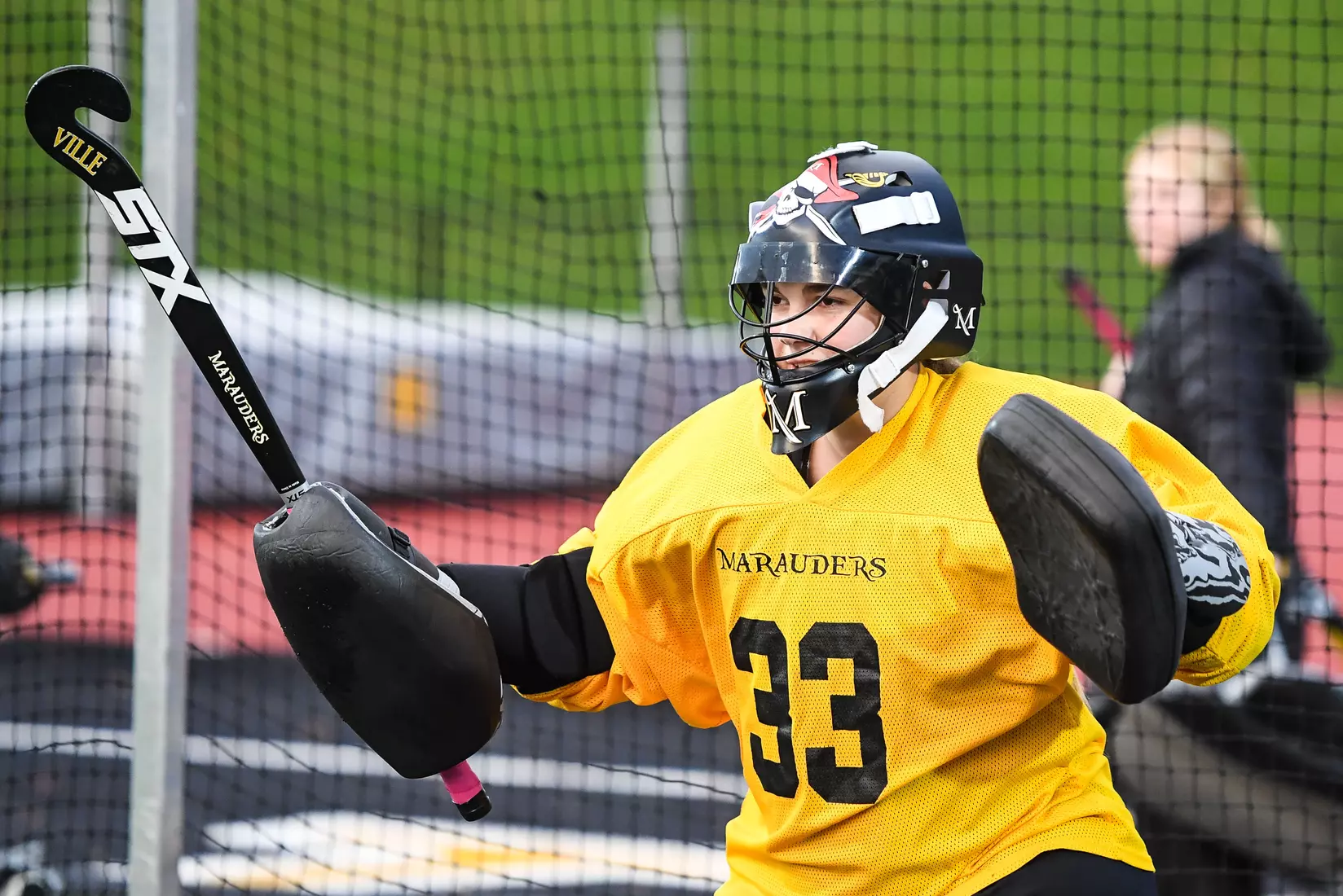 Millersville vs. Indiana in PSAC field hockey first round tournament action at Chryst Field at Biemesderfer Stadium in Millersville, PA on Tuesday, November 2, 2021. Mark Palczewski/Millersville Athletics Photo.