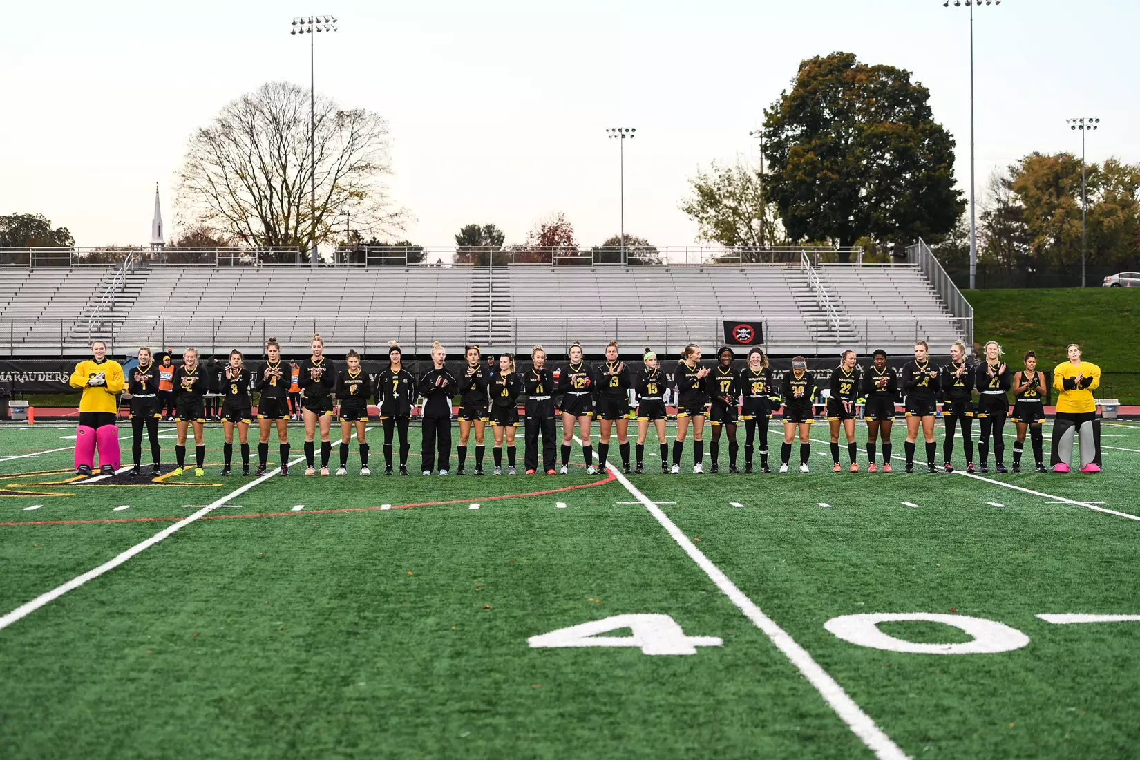 Millersville vs. Indiana in PSAC field hockey first round tournament action at Chryst Field at Biemesderfer Stadium in Millersville, PA on Tuesday, November 2, 2021. Mark Palczewski/Millersville Athletics Photo.