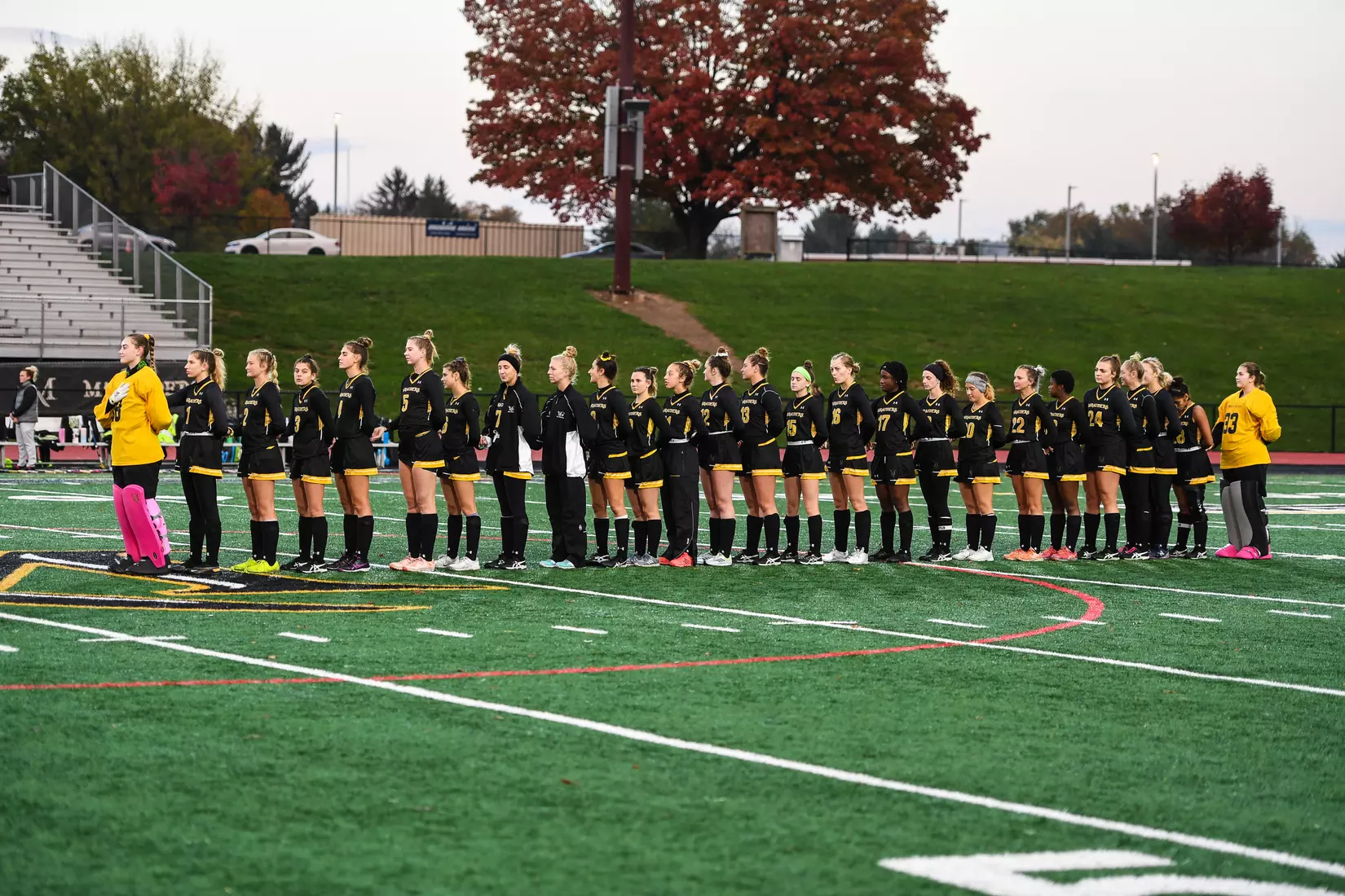 Millersville vs. Indiana in PSAC field hockey first round tournament action at Chryst Field at Biemesderfer Stadium in Millersville, PA on Tuesday, November 2, 2021. Mark Palczewski/Millersville Athletics Photo.