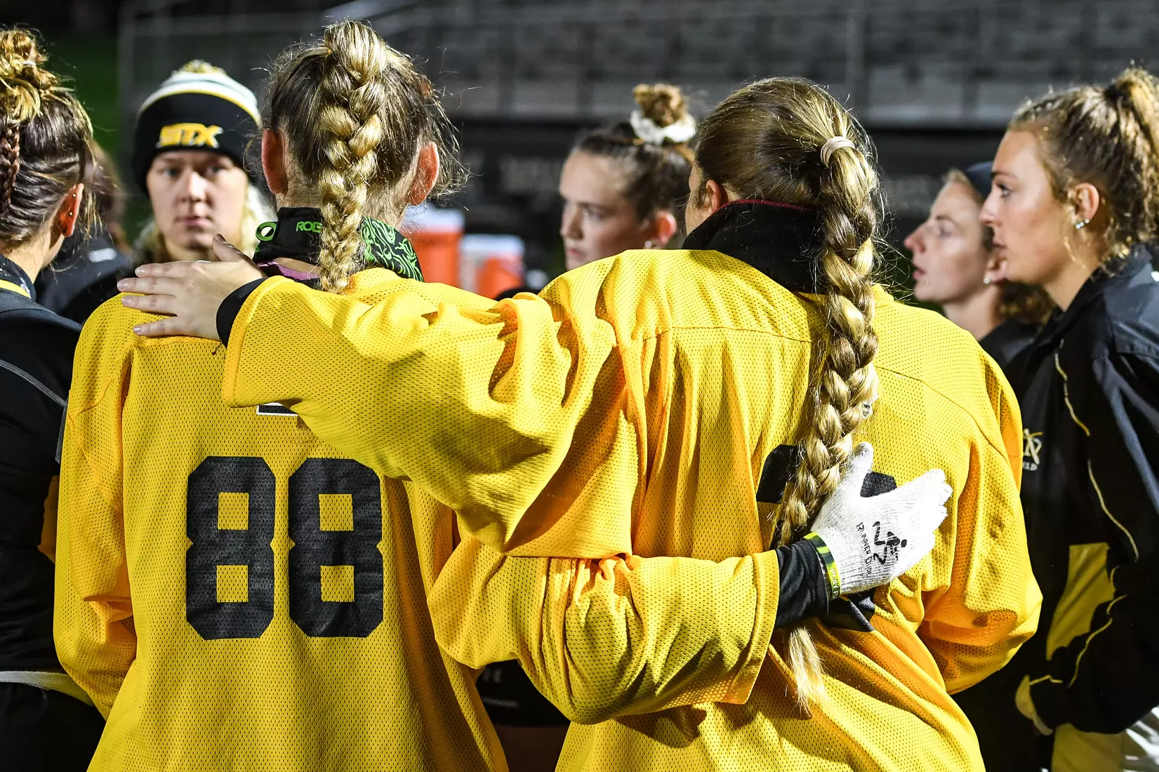 Millersville vs. Indiana in PSAC field hockey first round tournament action at Chryst Field at Biemesderfer Stadium in Millersville, PA on Tuesday, November 2, 2021. Mark Palczewski/Millersville Athletics Photo.
