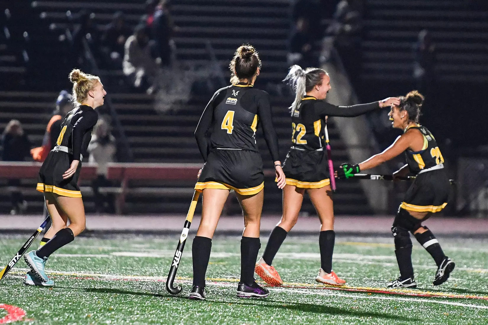 Millersville vs. Indiana in PSAC field hockey first round tournament action at Chryst Field at Biemesderfer Stadium in Millersville, PA on Tuesday, November 2, 2021. Mark Palczewski/Millersville Athletics Photo.