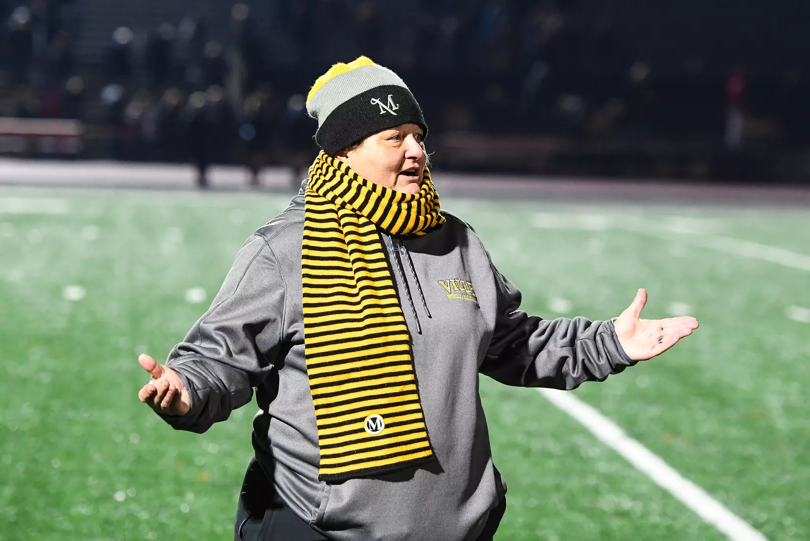 Millersville vs. Indiana in PSAC field hockey first round tournament action at Chryst Field at Biemesderfer Stadium in Millersville, PA on Tuesday, November 2, 2021. Mark Palczewski/Millersville Athletics Photo.