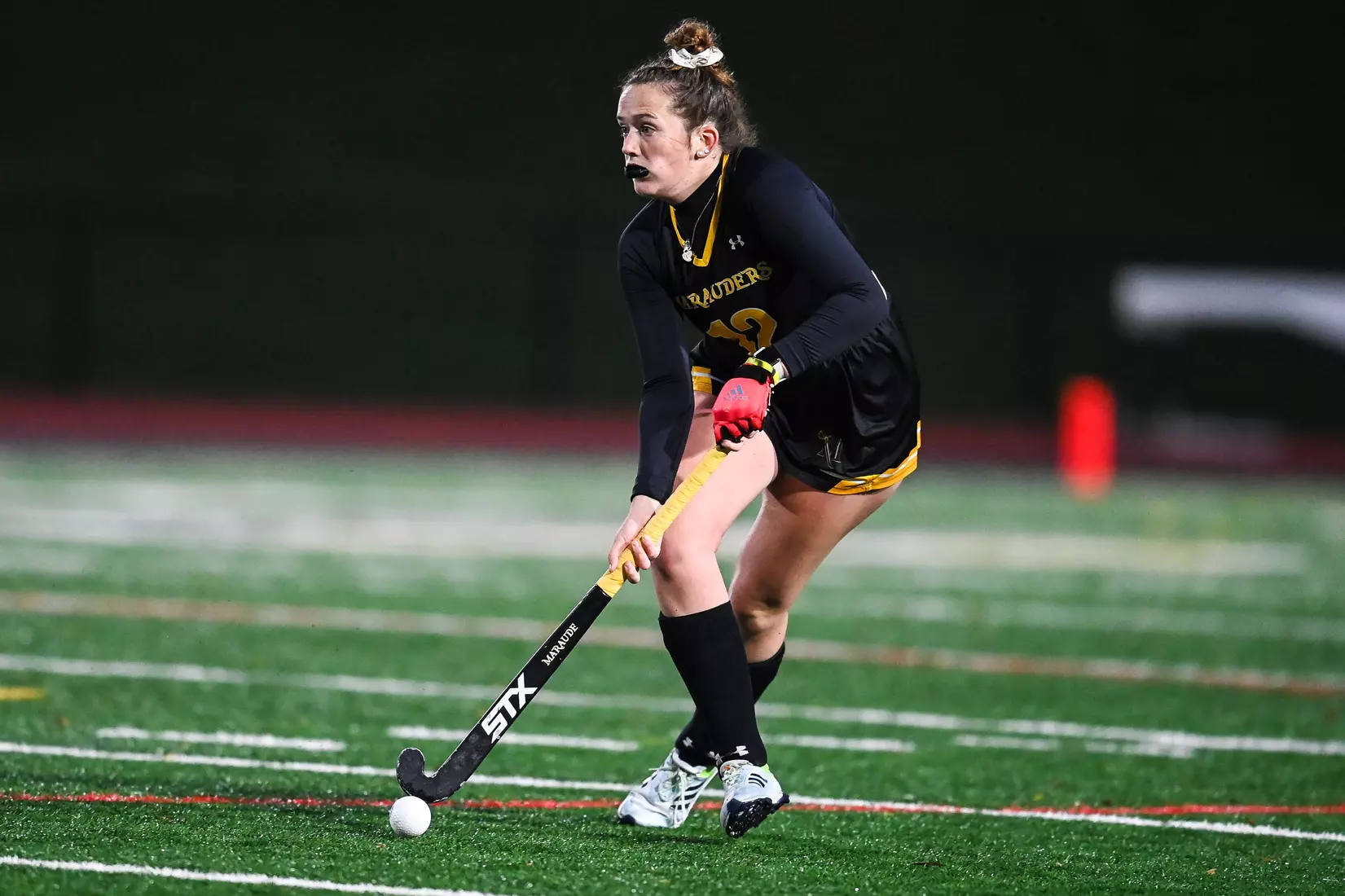 Millersville vs. Indiana in PSAC field hockey first round tournament action at Chryst Field at Biemesderfer Stadium in Millersville, PA on Tuesday, November 2, 2021. Mark Palczewski/Millersville Athletics Photo.
