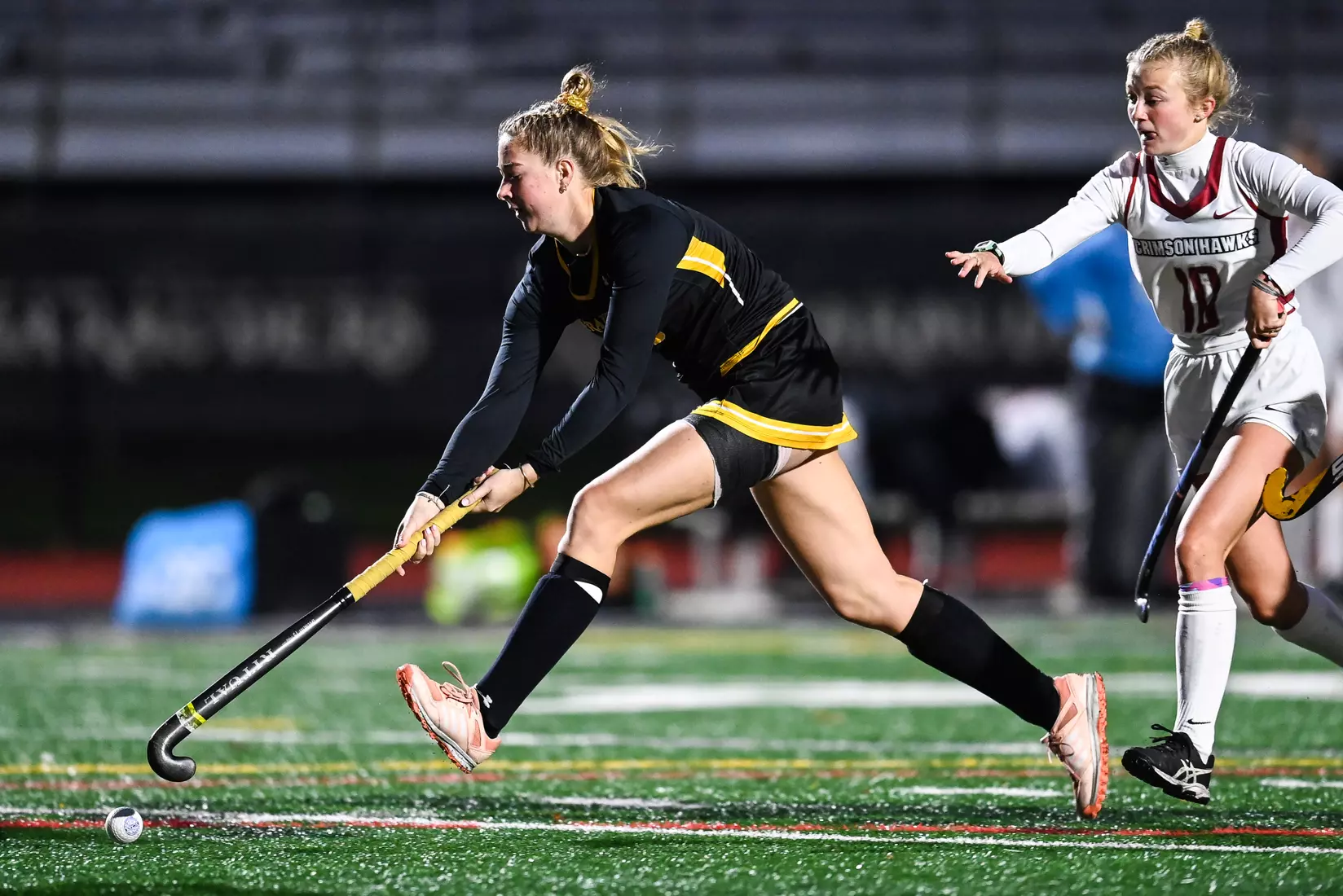 Millersville vs. Indiana in PSAC field hockey first round tournament action at Chryst Field at Biemesderfer Stadium in Millersville, PA on Tuesday, November 2, 2021. Mark Palczewski/Millersville Athletics Photo.