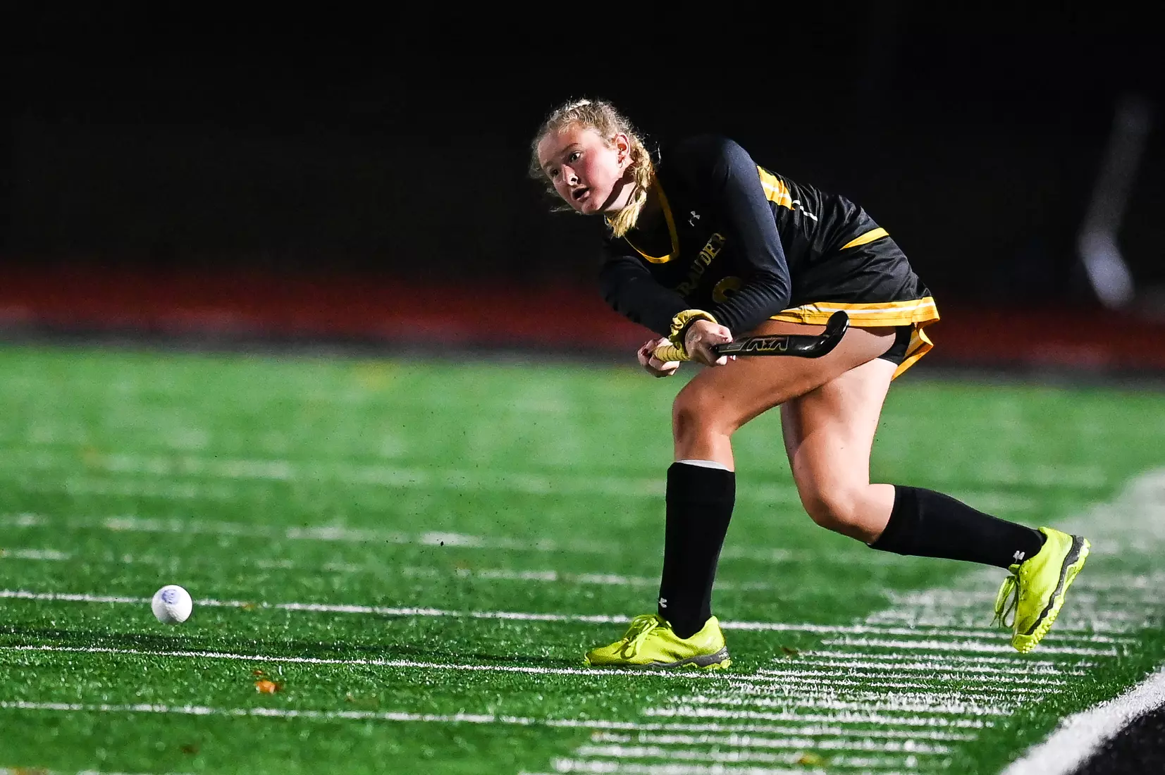 Millersville vs. Indiana in PSAC field hockey first round tournament action at Chryst Field at Biemesderfer Stadium in Millersville, PA on Tuesday, November 2, 2021. Mark Palczewski/Millersville Athletics Photo.