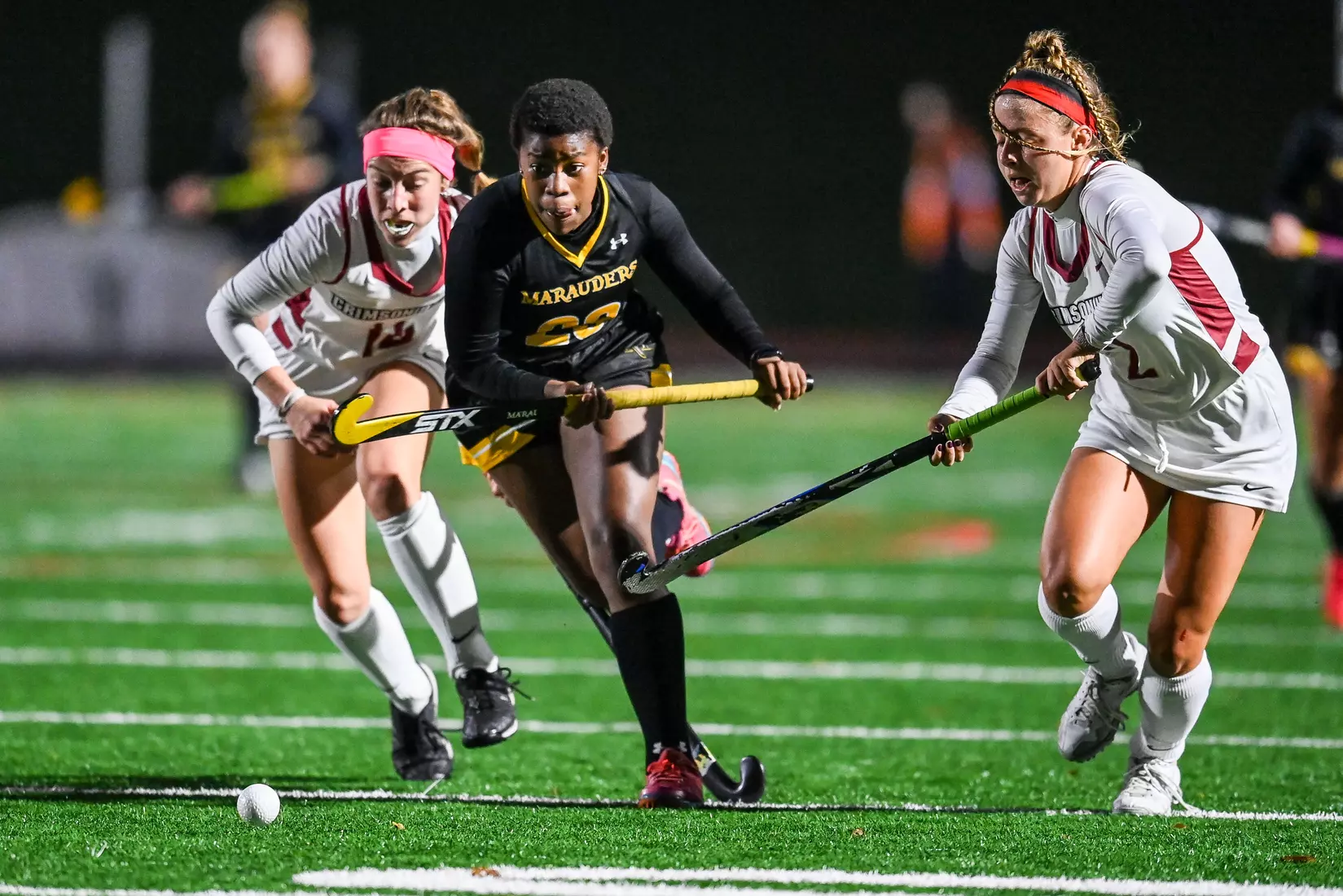 Millersville vs. Indiana in PSAC field hockey first round tournament action at Chryst Field at Biemesderfer Stadium in Millersville, PA on Tuesday, November 2, 2021. Mark Palczewski/Millersville Athletics Photo.