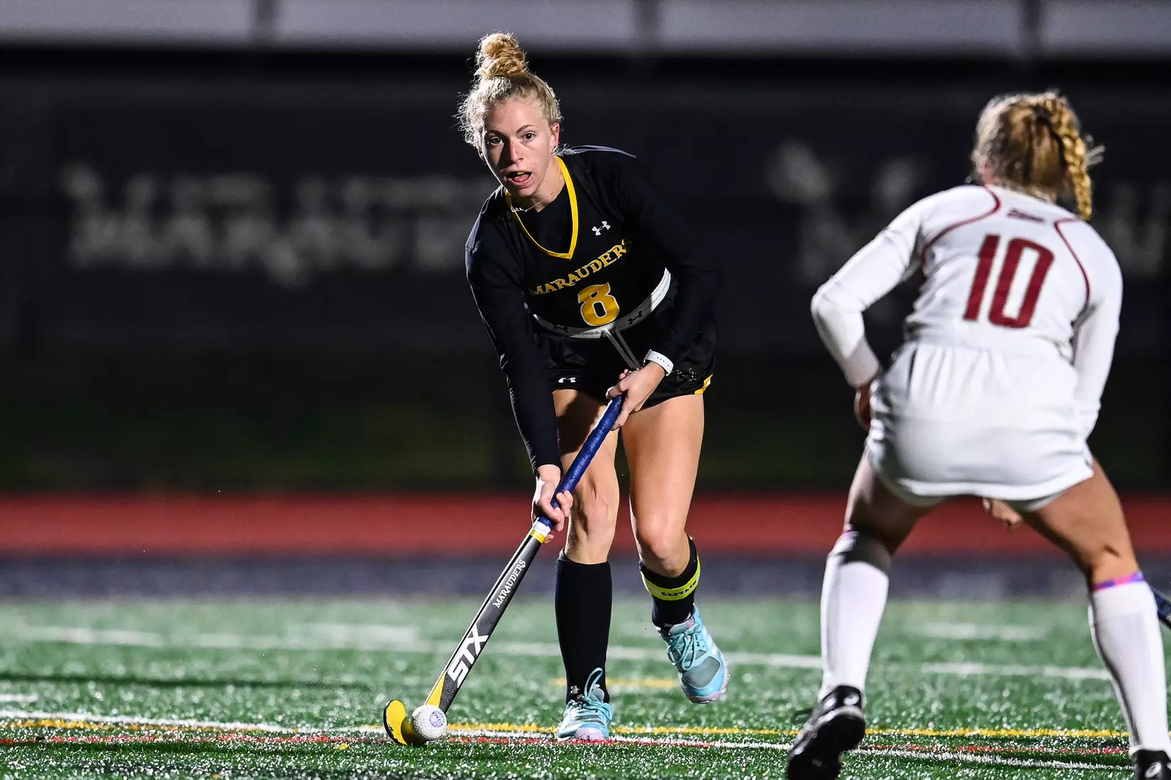 Millersville vs. Indiana in PSAC field hockey first round tournament action at Chryst Field at Biemesderfer Stadium in Millersville, PA on Tuesday, November 2, 2021. Mark Palczewski/Millersville Athletics Photo.