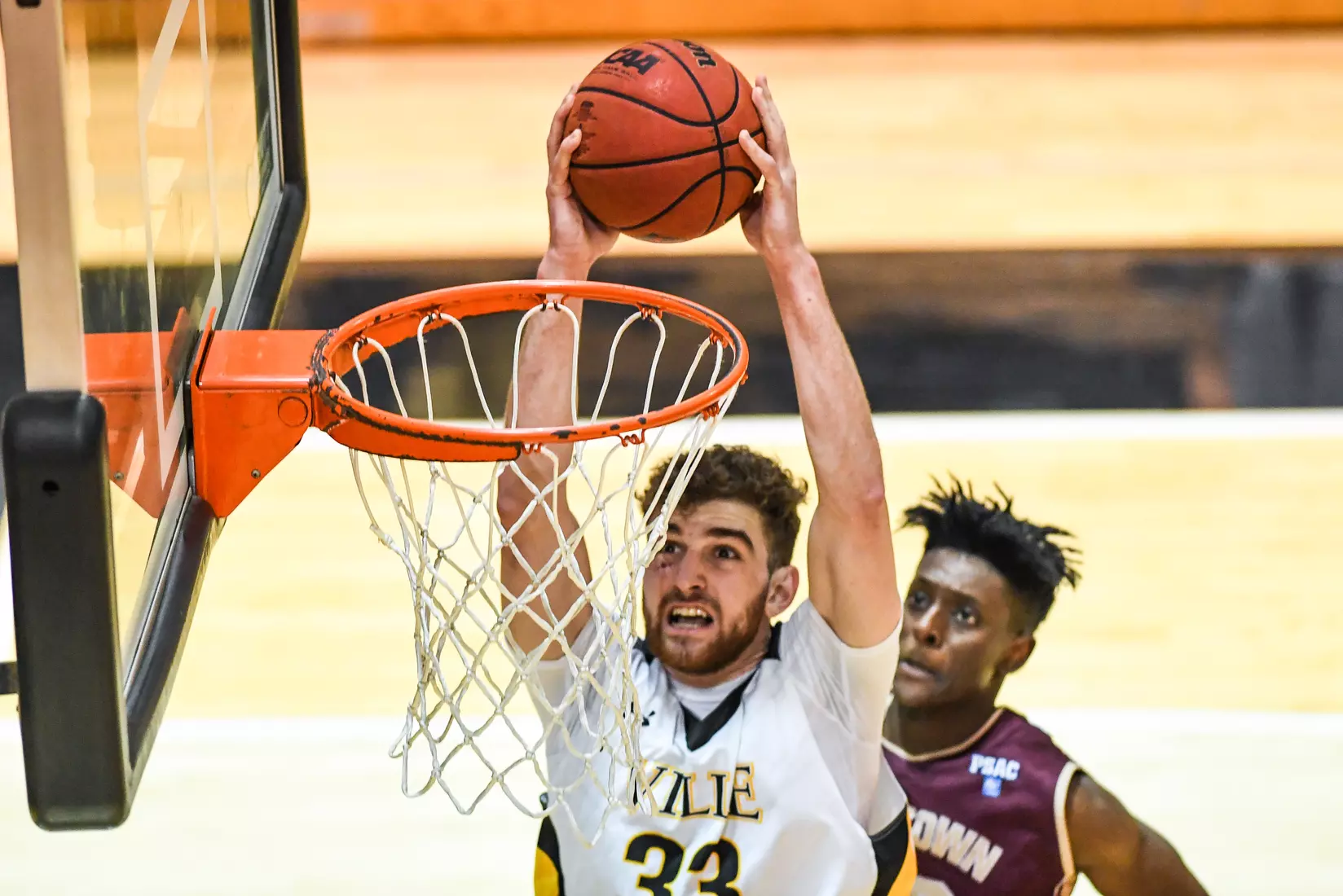 Millersville University vs. Kutztown PSAC basketball action in Pucillo Gymnasium in Millersville, PA on Wednesday, January 8, 2020. Mark Palczewski/Millersville Athletics Photo.
