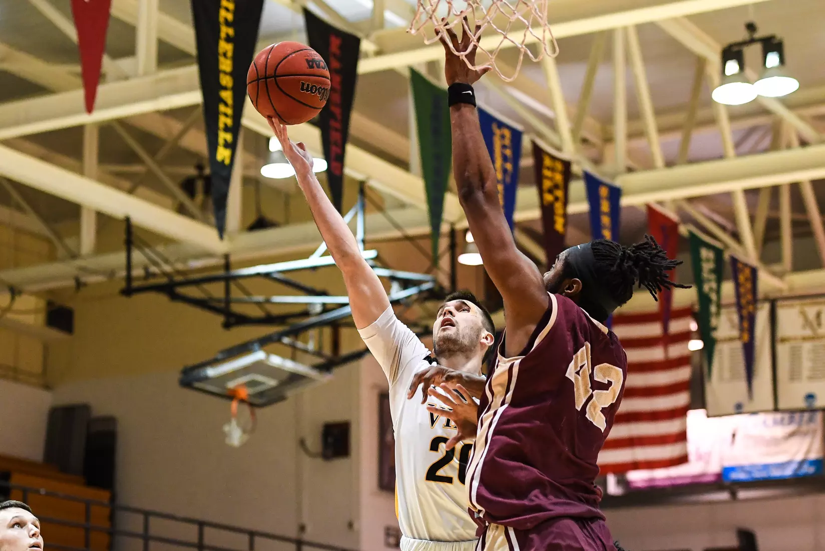 Millersville University vs. Kutztown PSAC basketball action in Pucillo Gymnasium in Millersville, PA on Wednesday, January 8, 2020. Mark Palczewski/Millersville Athletics Photo.