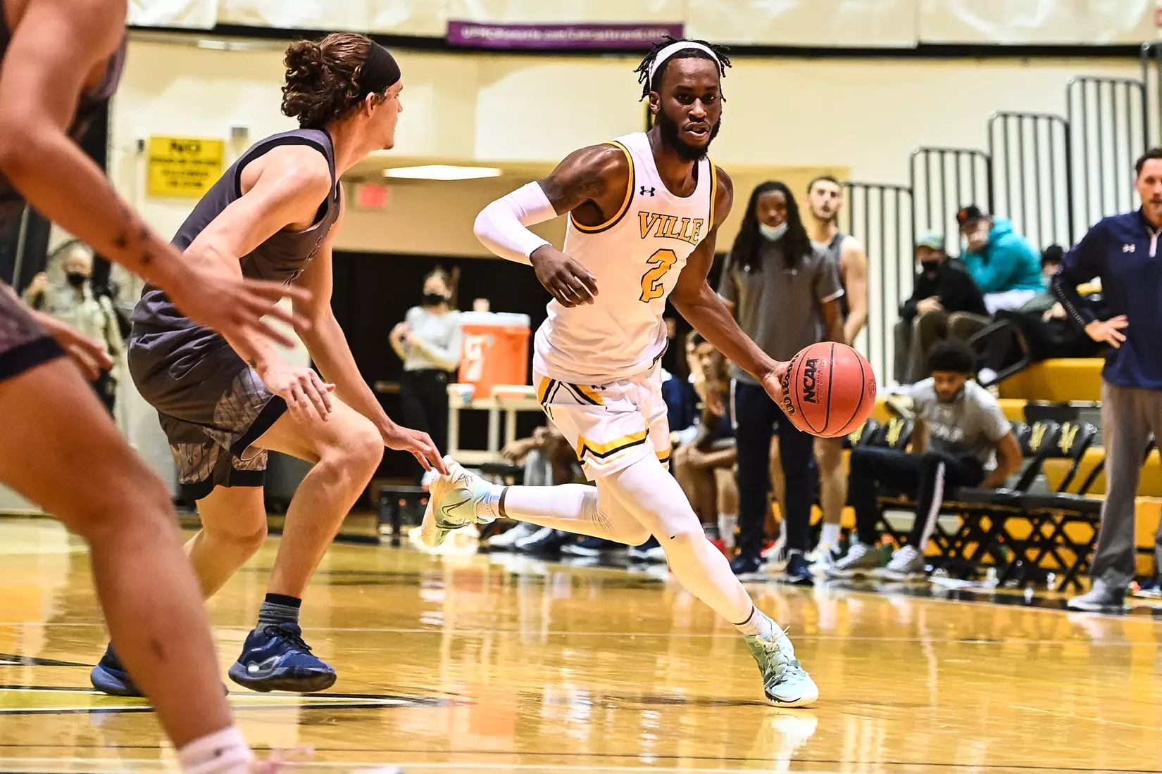 Millersville vs. Shepherd men's basketball at Pucillo Gym in Millersville, PA on Wednesday, January 5, 2022. Mark Palczewski/Millersville Athletics Photo.
