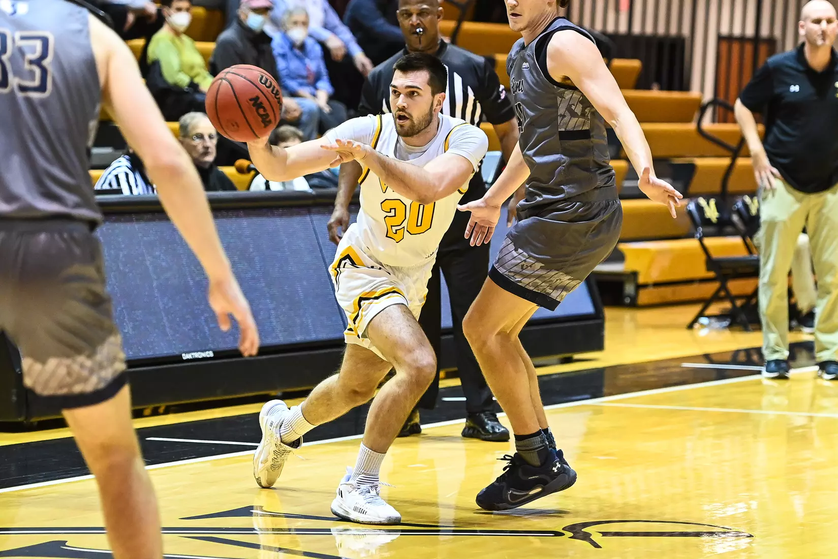 Millersville vs. Shepherd men's basketball at Pucillo Gym in Millersville, PA on Wednesday, January 5, 2022. Mark Palczewski/Millersville Athletics Photo.