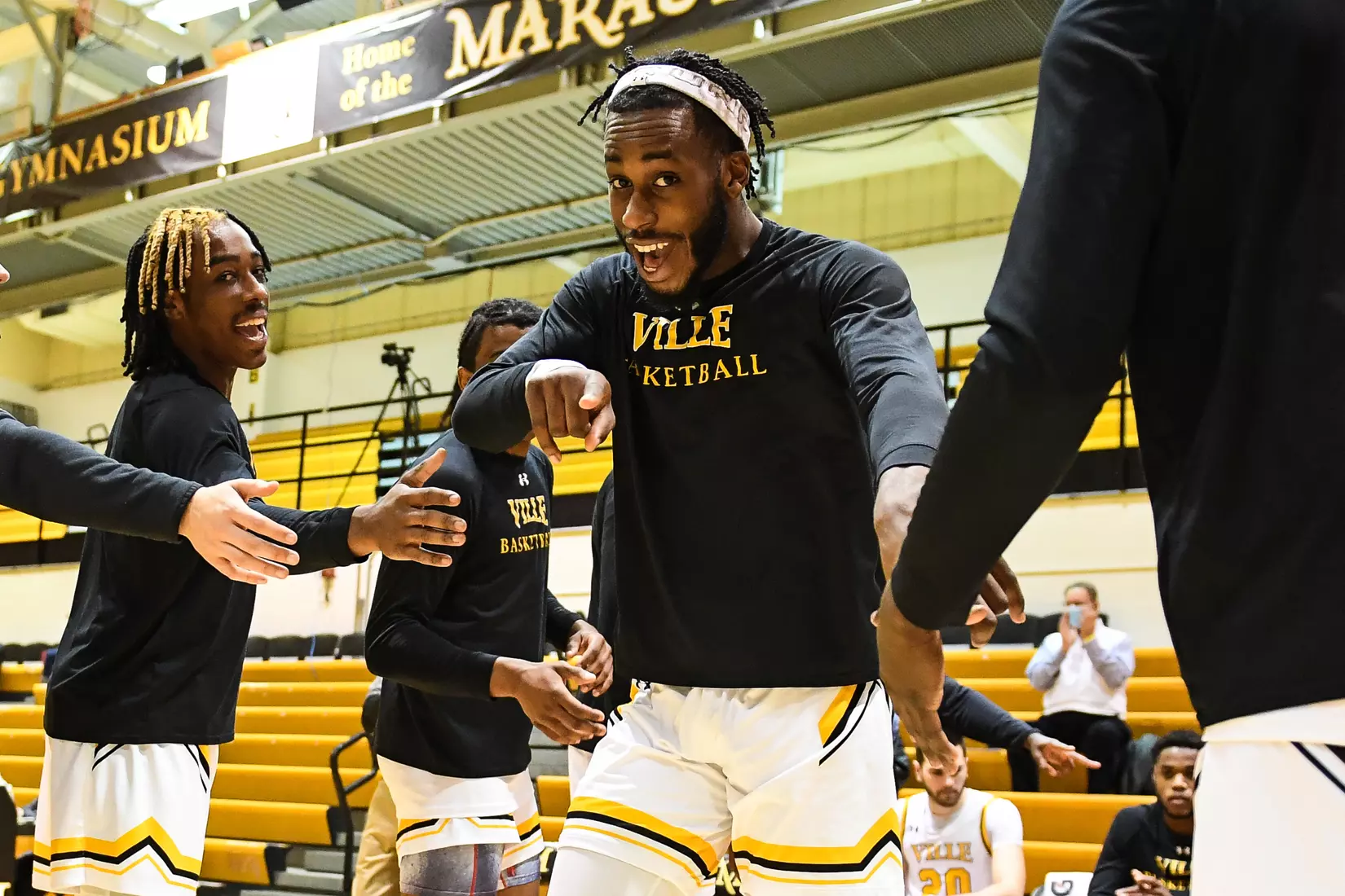 Millersville vs. Shepherd men's basketball at Pucillo Gym in Millersville, PA on Wednesday, January 5, 2022. Mark Palczewski/Millersville Athletics Photo.