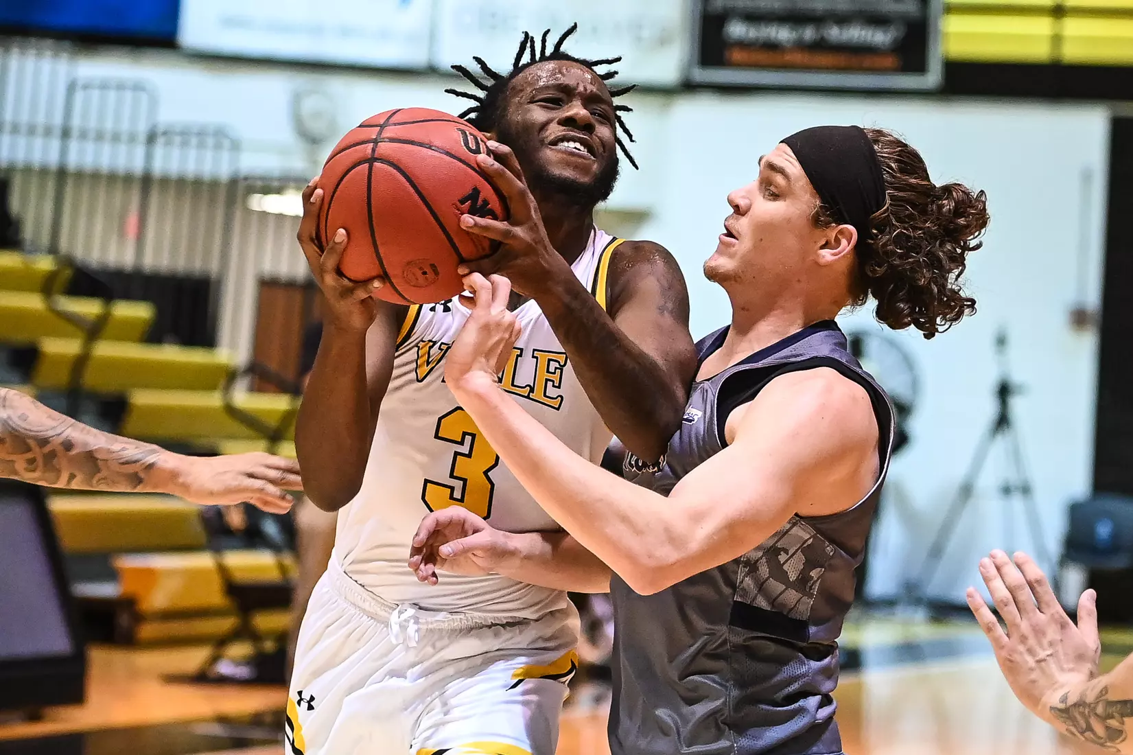 Millersville vs. Shepherd men's basketball at Pucillo Gym in Millersville, PA on Wednesday, January 5, 2022. Mark Palczewski/Millersville Athletics Photo.