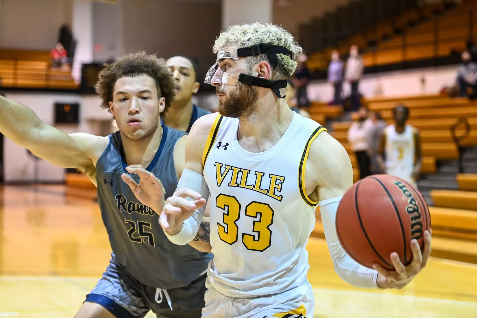 Millersville vs. Shepherd men's basketball at Pucillo Gym in Millersville, PA on Wednesday, January 5, 2022. Mark Palczewski/Millersville Athletics Photo.
