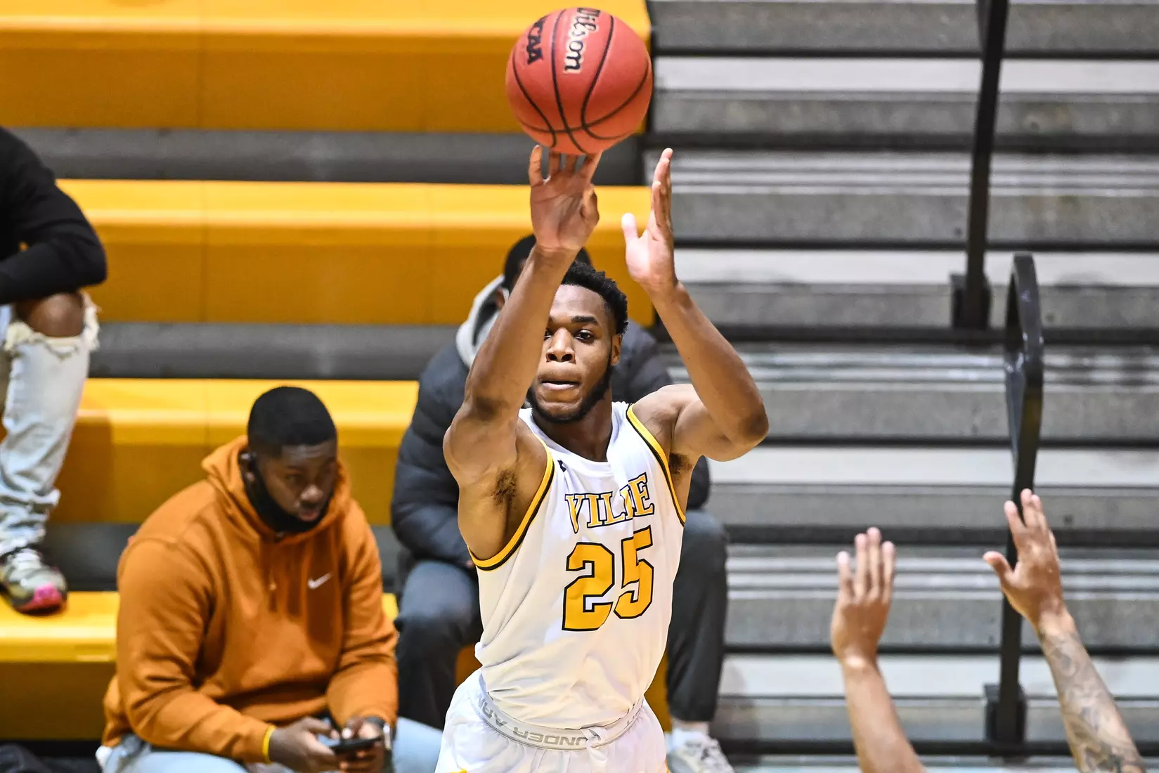 Millersville vs. Shepherd men's basketball at Pucillo Gym in Millersville, PA on Wednesday, January 5, 2022. Mark Palczewski/Millersville Athletics Photo.