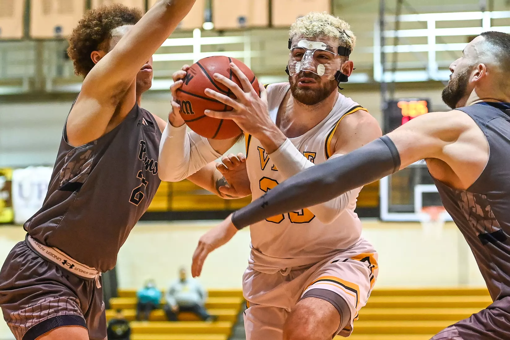 Millersville vs. Shepherd men's basketball at Pucillo Gym in Millersville, PA on Wednesday, January 5, 2022. Mark Palczewski/Millersville Athletics Photo.