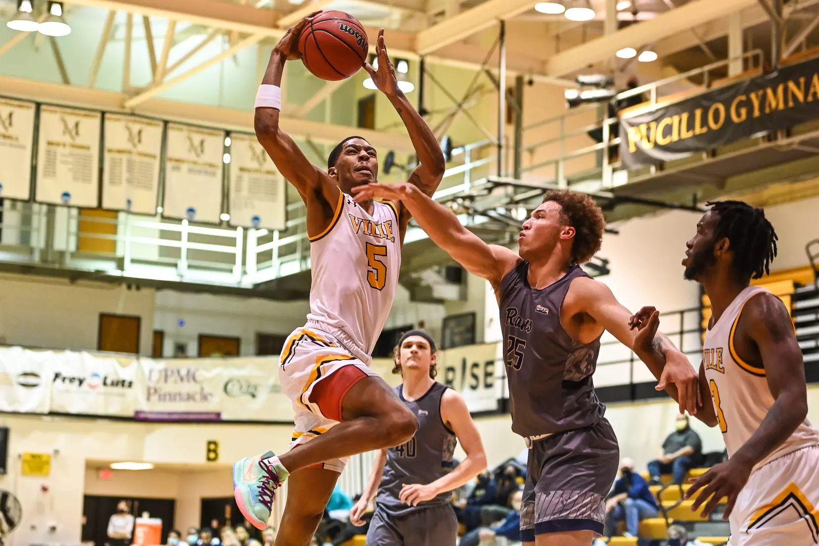 Millersville vs. Shepherd men's basketball at Pucillo Gym in Millersville, PA on Wednesday, January 5, 2022. Mark Palczewski/Millersville Athletics Photo.