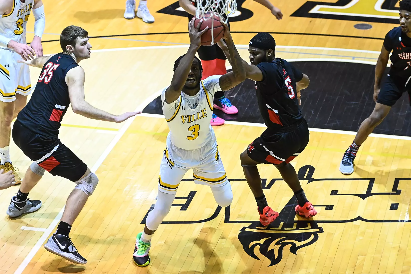 Millersville vs. Mansfield men's basketball at Pucillo Gym in Millersville, PA on Saturday, January 22, 2022. Mark Palczewski/Millersville Athletics Photo.