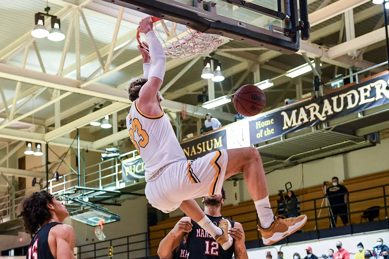Millersville vs. Mansfield men's basketball at Pucillo Gym in Millersville, PA on Saturday, January 22, 2022. Mark Palczewski/Millersville Athletics Photo.