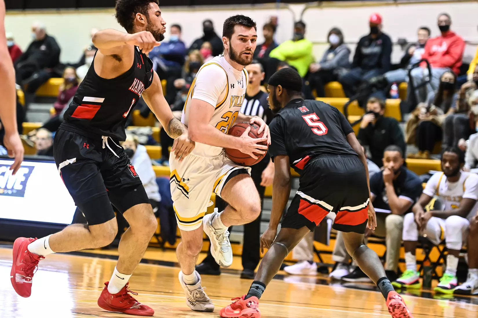 Millersville vs. Mansfield men's basketball at Pucillo Gym in Millersville, PA on Saturday, January 22, 2022. Mark Palczewski/Millersville Athletics Photo.