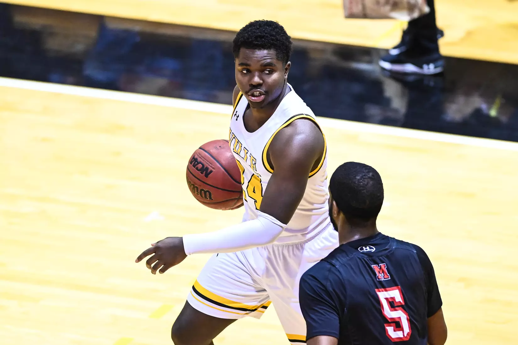 Millersville vs. Mansfield men's basketball at Pucillo Gym in Millersville, PA on Saturday, January 22, 2022. Mark Palczewski/Millersville Athletics Photo.