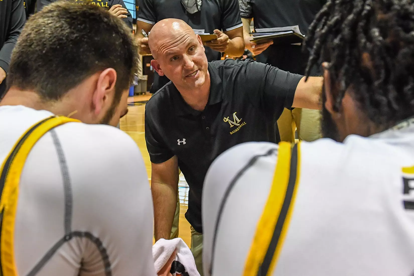 Millersville vs. Mansfield men's basketball at Pucillo Gym in Millersville, PA on Saturday, January 22, 2022. Mark Palczewski/Millersville Athletics Photo.