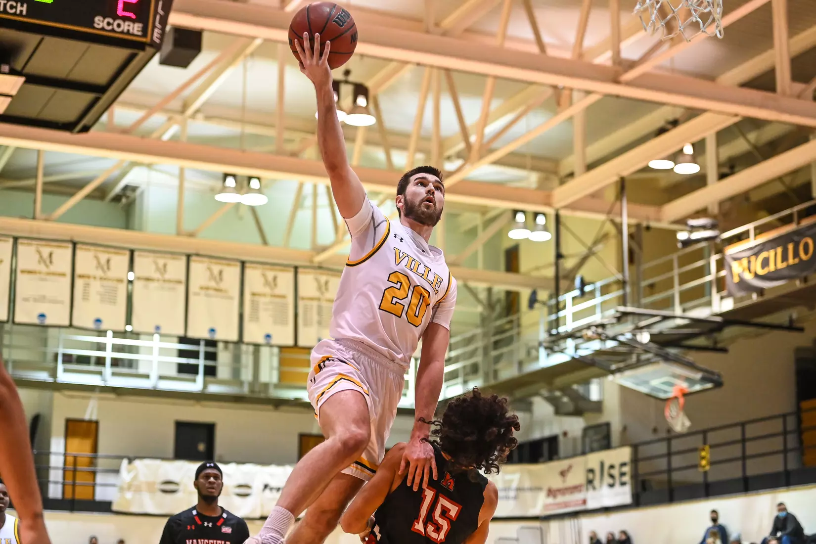 Millersville vs. Mansfield men's basketball at Pucillo Gym in Millersville, PA on Saturday, January 22, 2022. Mark Palczewski/Millersville Athletics Photo.