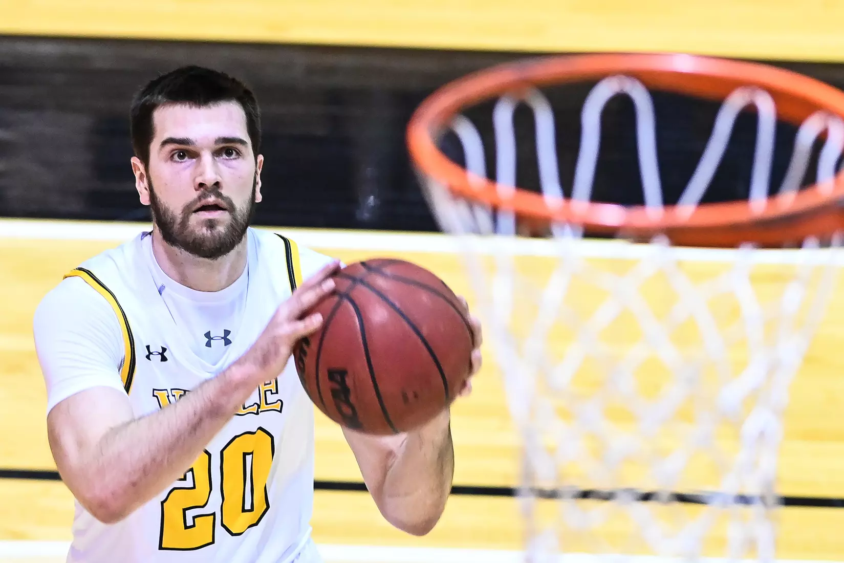 Millersville vs. Mansfield men's basketball at Pucillo Gym in Millersville, PA on Saturday, January 22, 2022. Mark Palczewski/Millersville Athletics Photo.