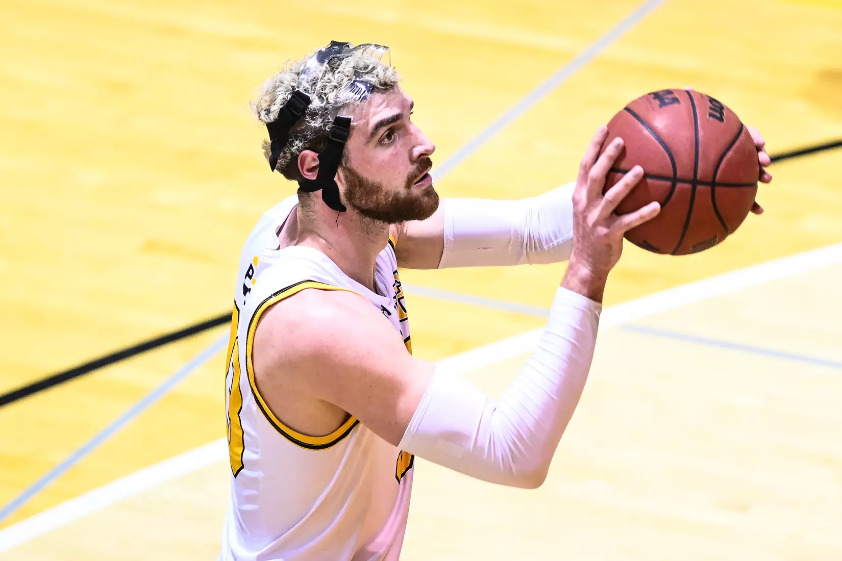 Millersville vs. Mansfield men's basketball at Pucillo Gym in Millersville, PA on Saturday, January 22, 2022. Mark Palczewski/Millersville Athletics Photo.