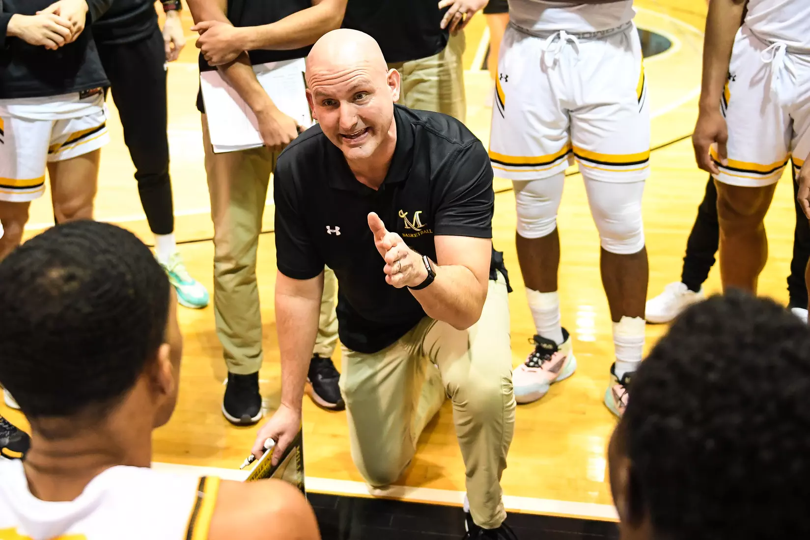 Millersville vs. Mansfield men's basketball at Pucillo Gym in Millersville, PA on Saturday, January 22, 2022. Mark Palczewski/Millersville Athletics Photo.