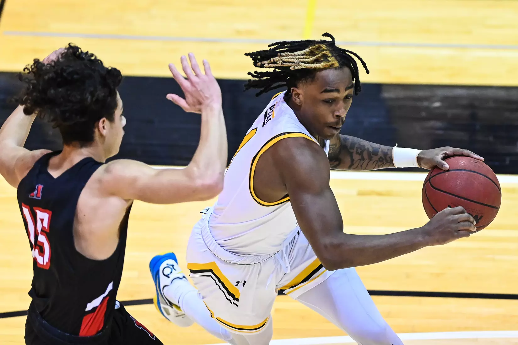 Millersville vs. Mansfield men's basketball at Pucillo Gym in Millersville, PA on Saturday, January 22, 2022. Mark Palczewski/Millersville Athletics Photo.