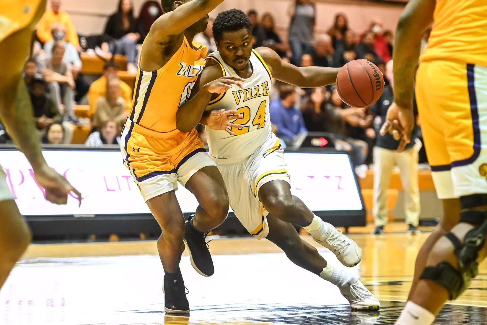 Millersville vs. West Chester PSAC men's basketball quarterfinal at Pucillo Gym in Millersville, PA on Wednesday, March 2, 2022. Mark Palczewski/Millersville Athletics Photo.