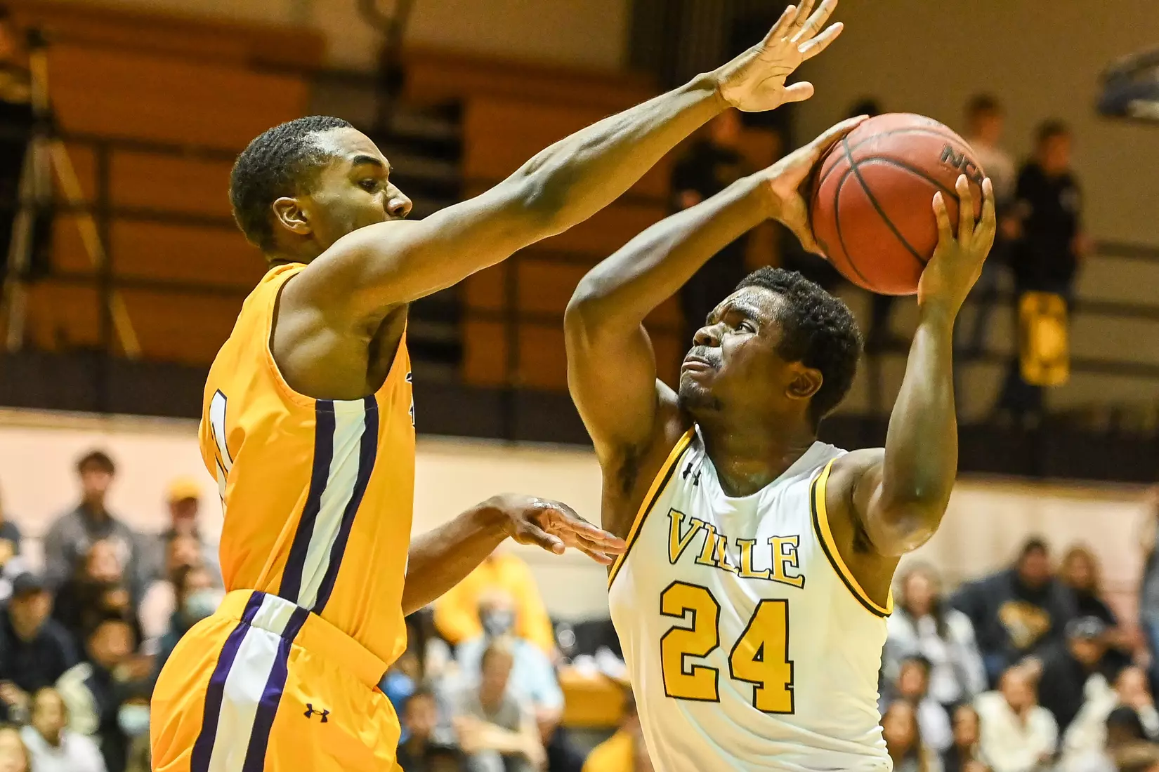 Millersville vs. West Chester PSAC men's basketball quarterfinal at Pucillo Gym in Millersville, PA on Wednesday, March 2, 2022. Mark Palczewski/Millersville Athletics Photo.