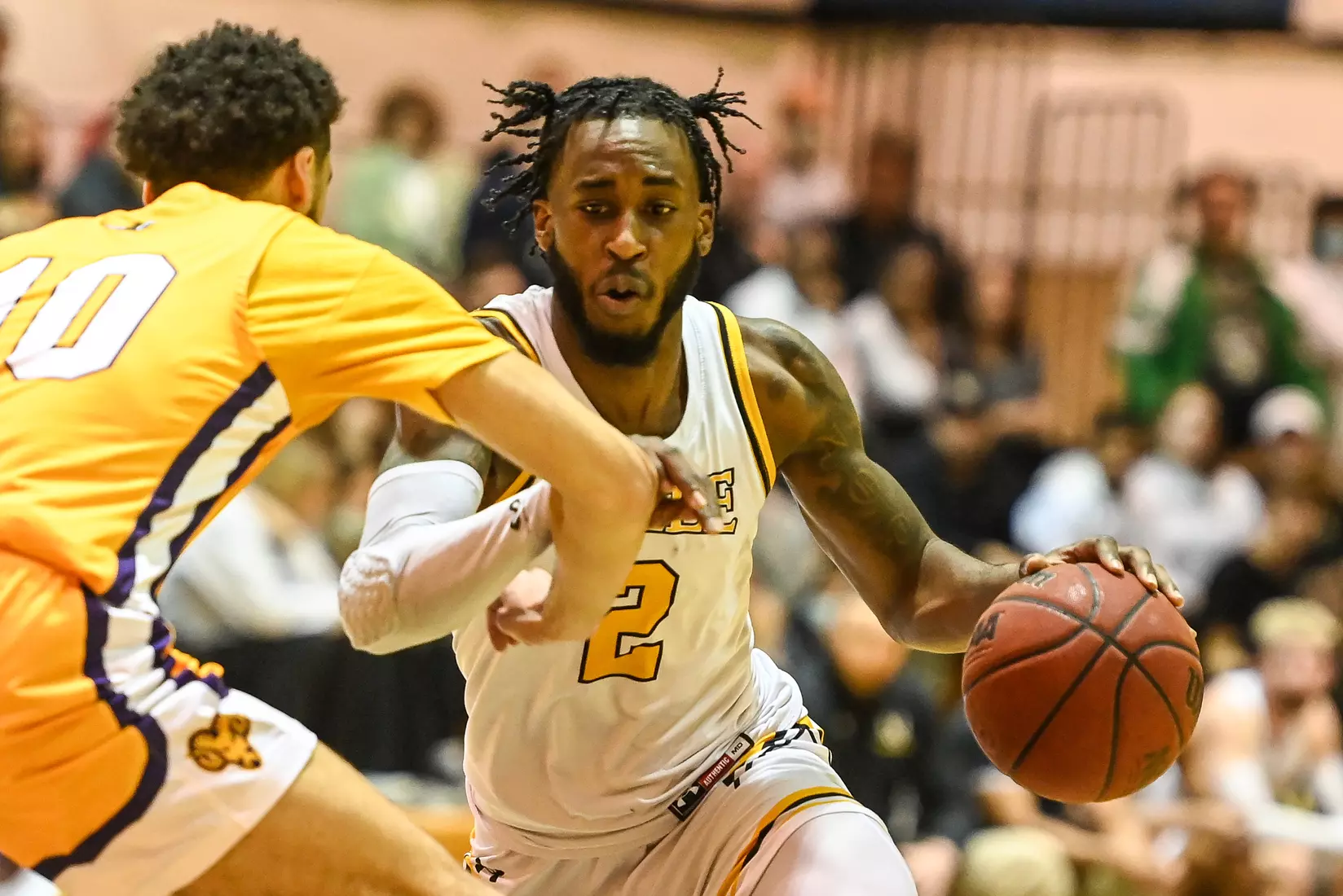 Millersville vs. West Chester PSAC men's basketball quarterfinal at Pucillo Gym in Millersville, PA on Wednesday, March 2, 2022. Mark Palczewski/Millersville Athletics Photo.
