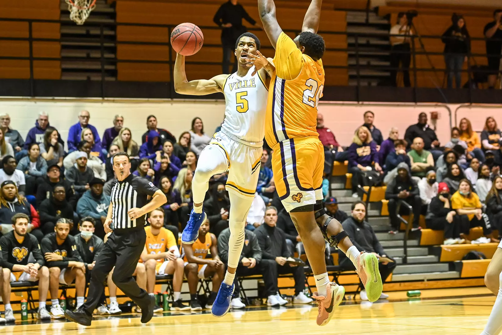 Millersville vs. West Chester PSAC men's basketball quarterfinal at Pucillo Gym in Millersville, PA on Wednesday, March 2, 2022. Mark Palczewski/Millersville Athletics Photo.