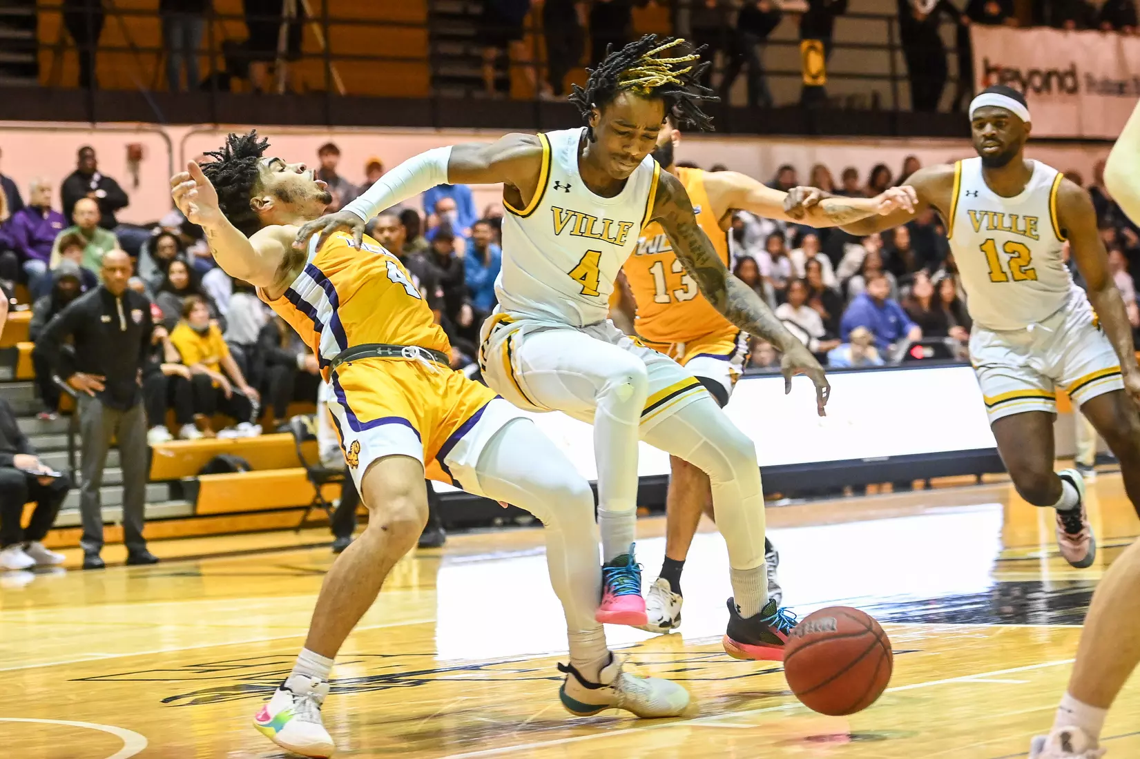 Millersville vs. West Chester PSAC men's basketball quarterfinal at Pucillo Gym in Millersville, PA on Wednesday, March 2, 2022. Mark Palczewski/Millersville Athletics Photo.