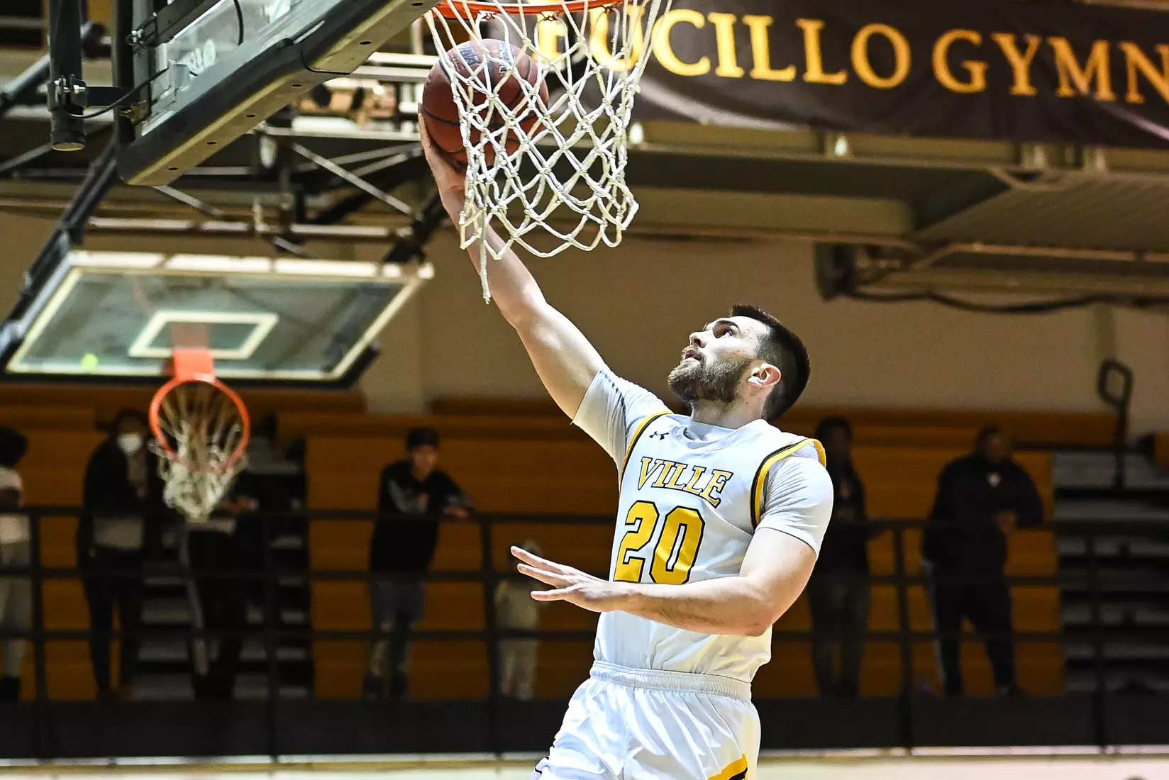 Millersville vs. West Chester PSAC men's basketball quarterfinal at Pucillo Gym in Millersville, PA on Wednesday, March 2, 2022. Mark Palczewski/Millersville Athletics Photo.