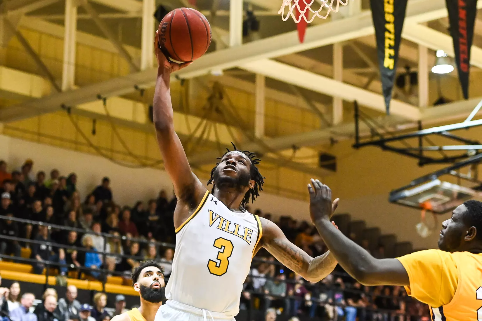 Millersville vs. West Chester PSAC men's basketball quarterfinal at Pucillo Gym in Millersville, PA on Wednesday, March 2, 2022. Mark Palczewski/Millersville Athletics Photo.