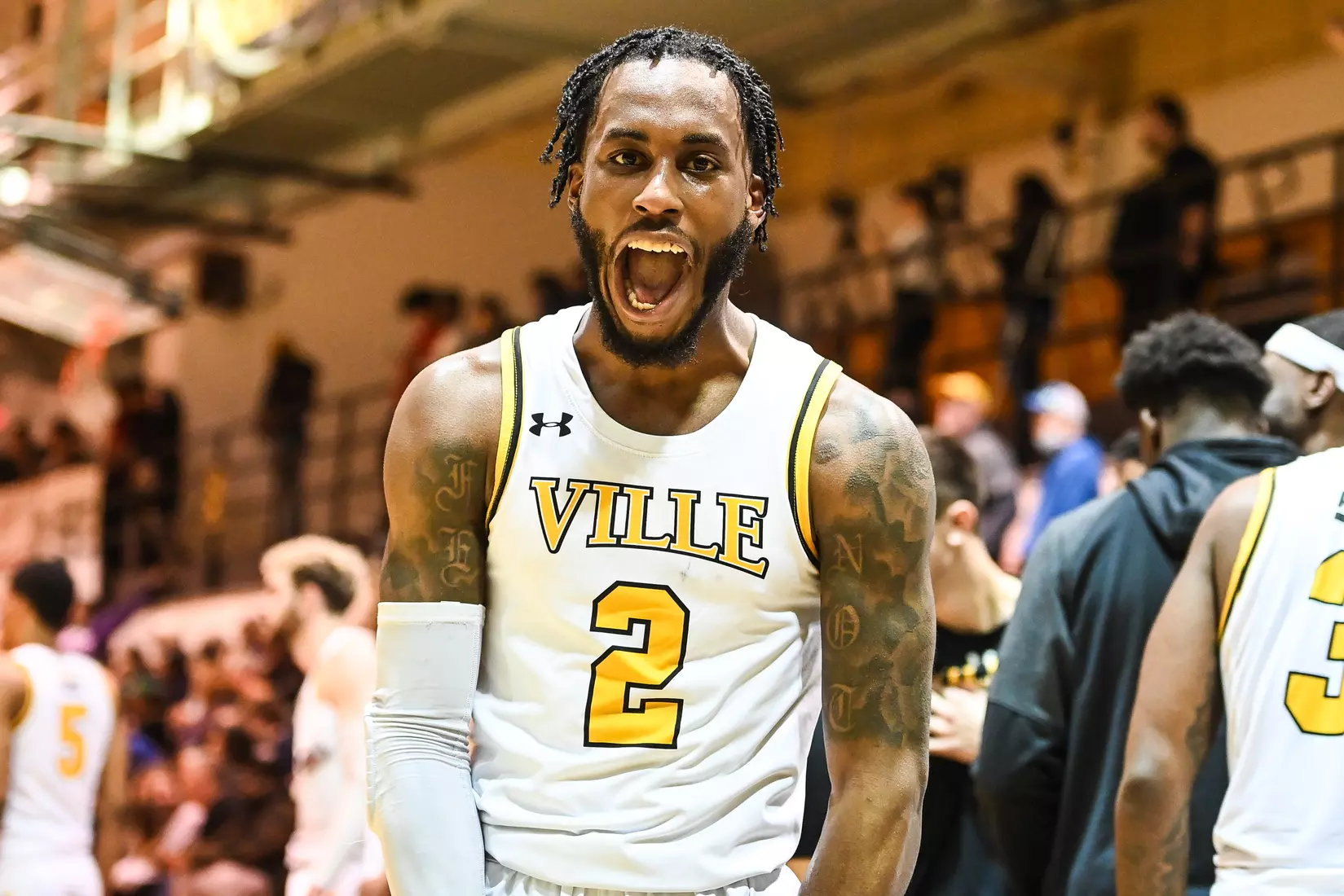 Millersville vs. West Chester PSAC men's basketball quarterfinal at Pucillo Gym in Millersville, PA on Wednesday, March 2, 2022. Mark Palczewski/Millersville Athletics Photo.