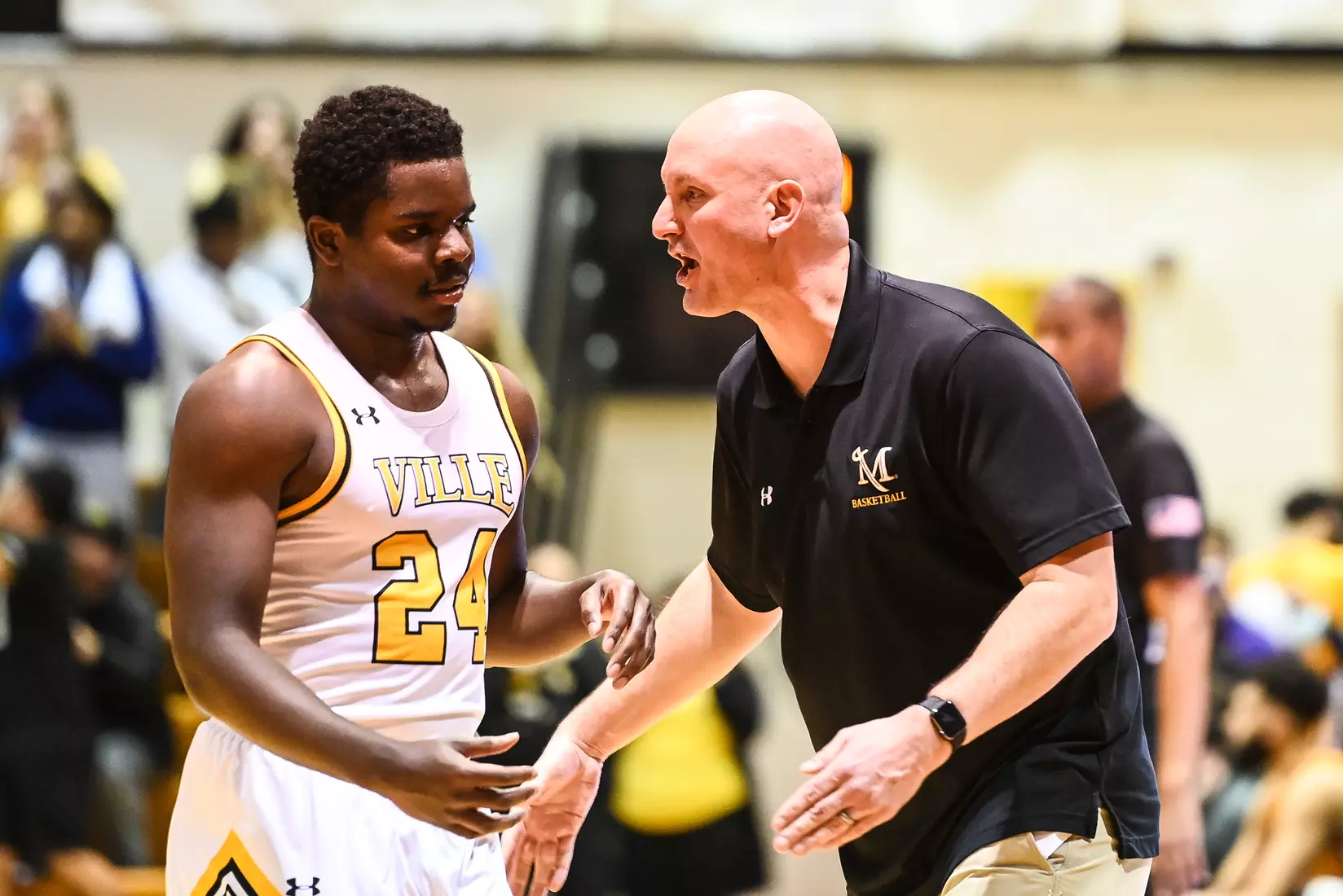 Millersville vs. West Chester PSAC men's basketball quarterfinal at Pucillo Gym in Millersville, PA on Wednesday, March 2, 2022. Mark Palczewski/Millersville Athletics Photo.