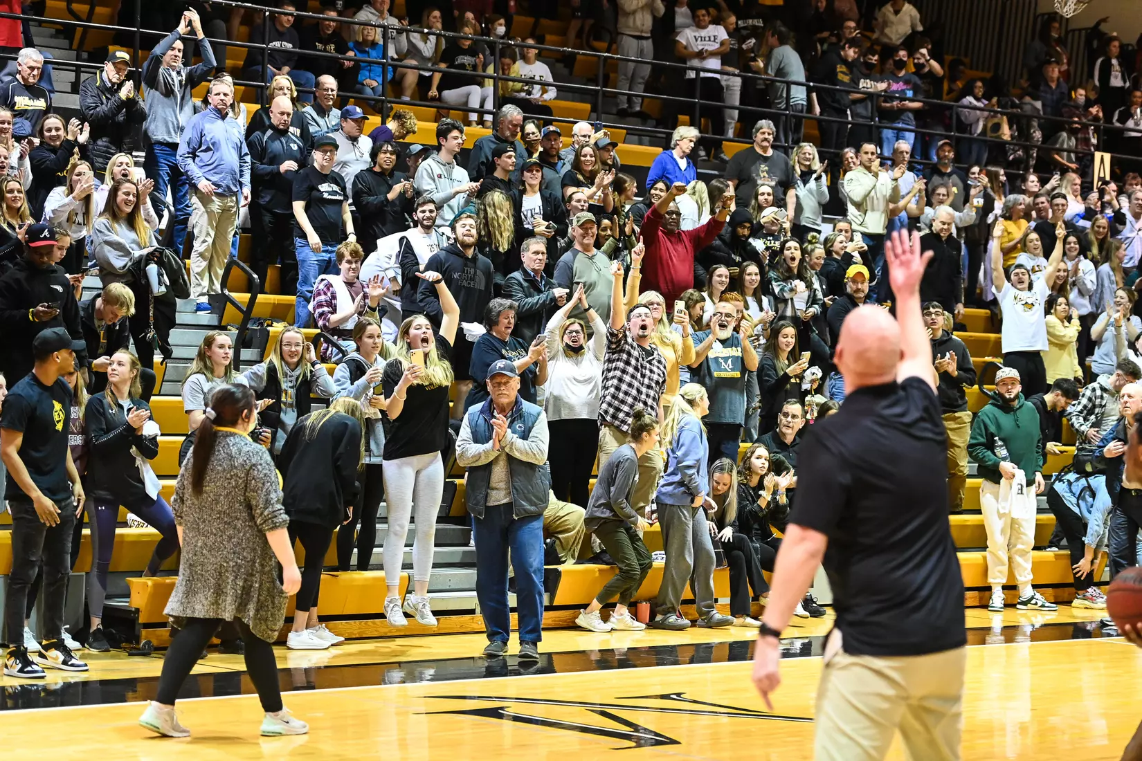 Millersville vs. West Chester PSAC men's basketball quarterfinal at Pucillo Gym in Millersville, PA on Wednesday, March 2, 2022. Mark Palczewski/Millersville Athletics Photo.