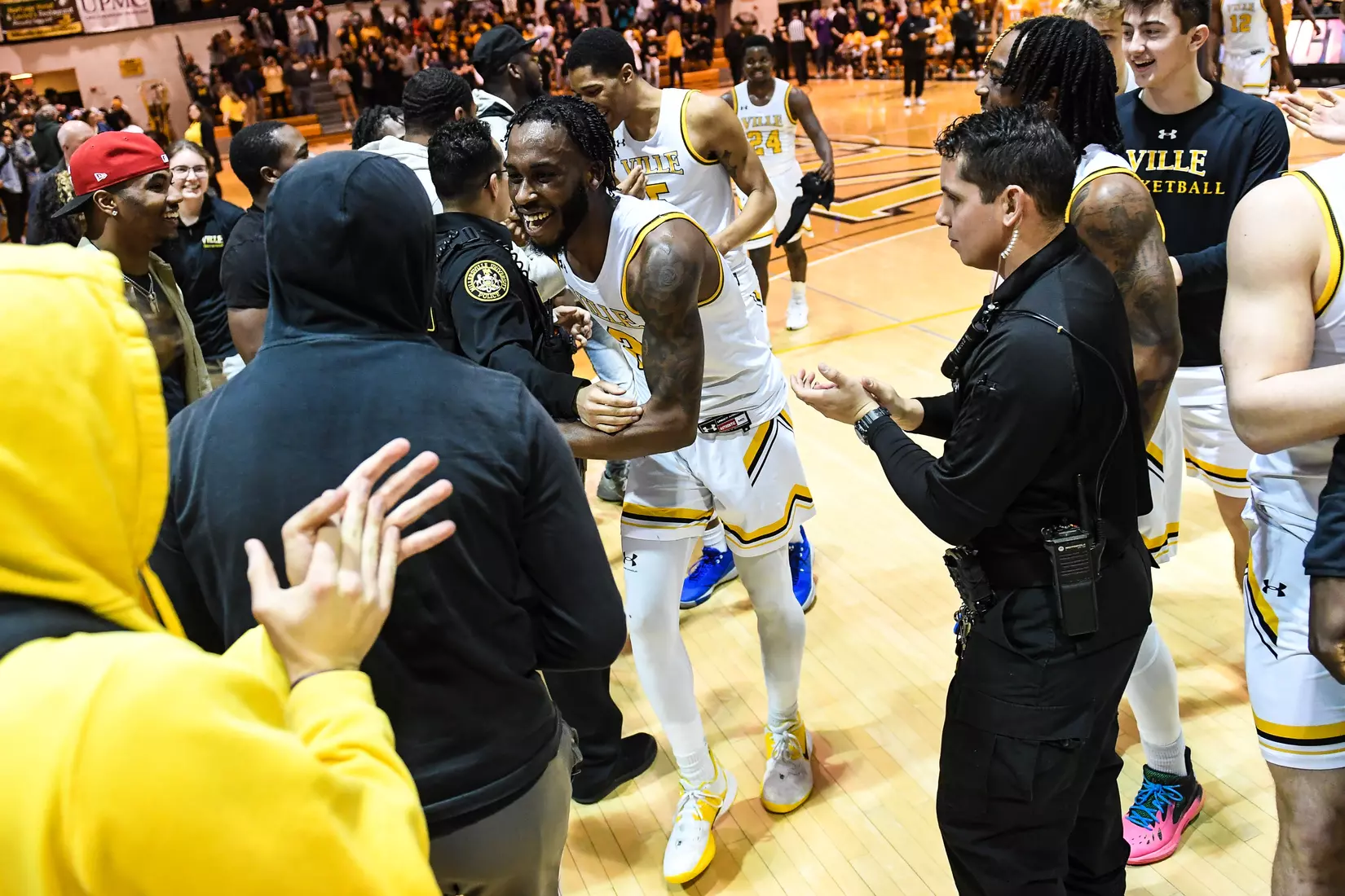 Millersville vs. West Chester PSAC men's basketball quarterfinal at Pucillo Gym in Millersville, PA on Wednesday, March 2, 2022. Mark Palczewski/Millersville Athletics Photo.