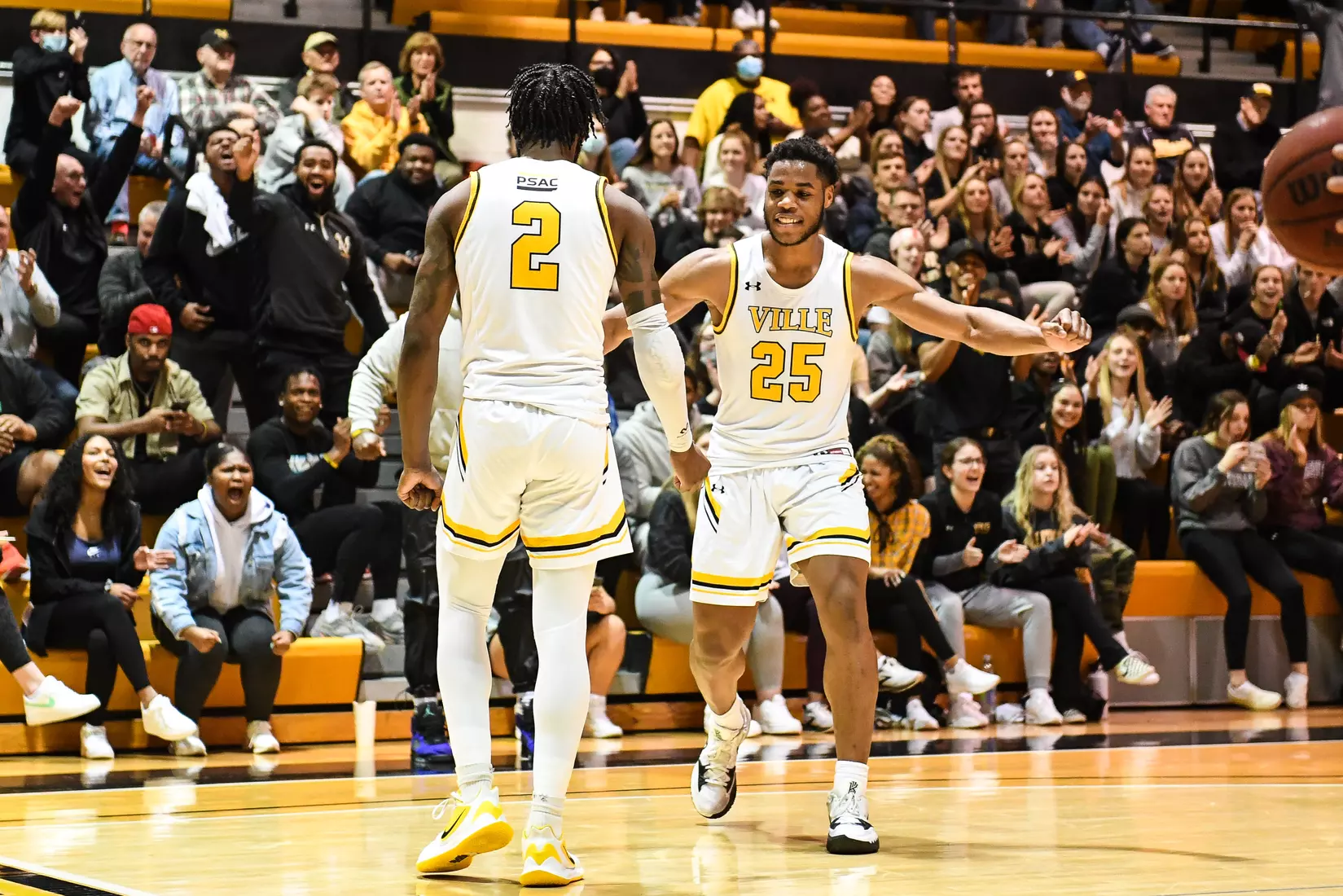 Millersville vs. West Chester PSAC men's basketball quarterfinal at Pucillo Gym in Millersville, PA on Wednesday, March 2, 2022. Mark Palczewski/Millersville Athletics Photo.