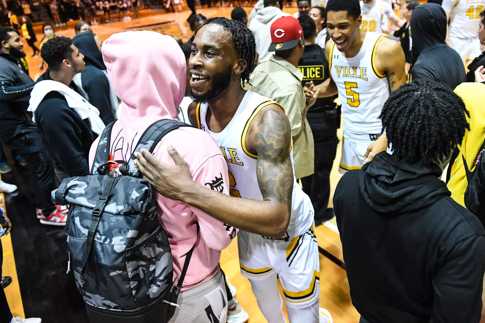 Millersville vs. West Chester PSAC men's basketball quarterfinal at Pucillo Gym in Millersville, PA on Wednesday, March 2, 2022. Mark Palczewski/Millersville Athletics Photo.