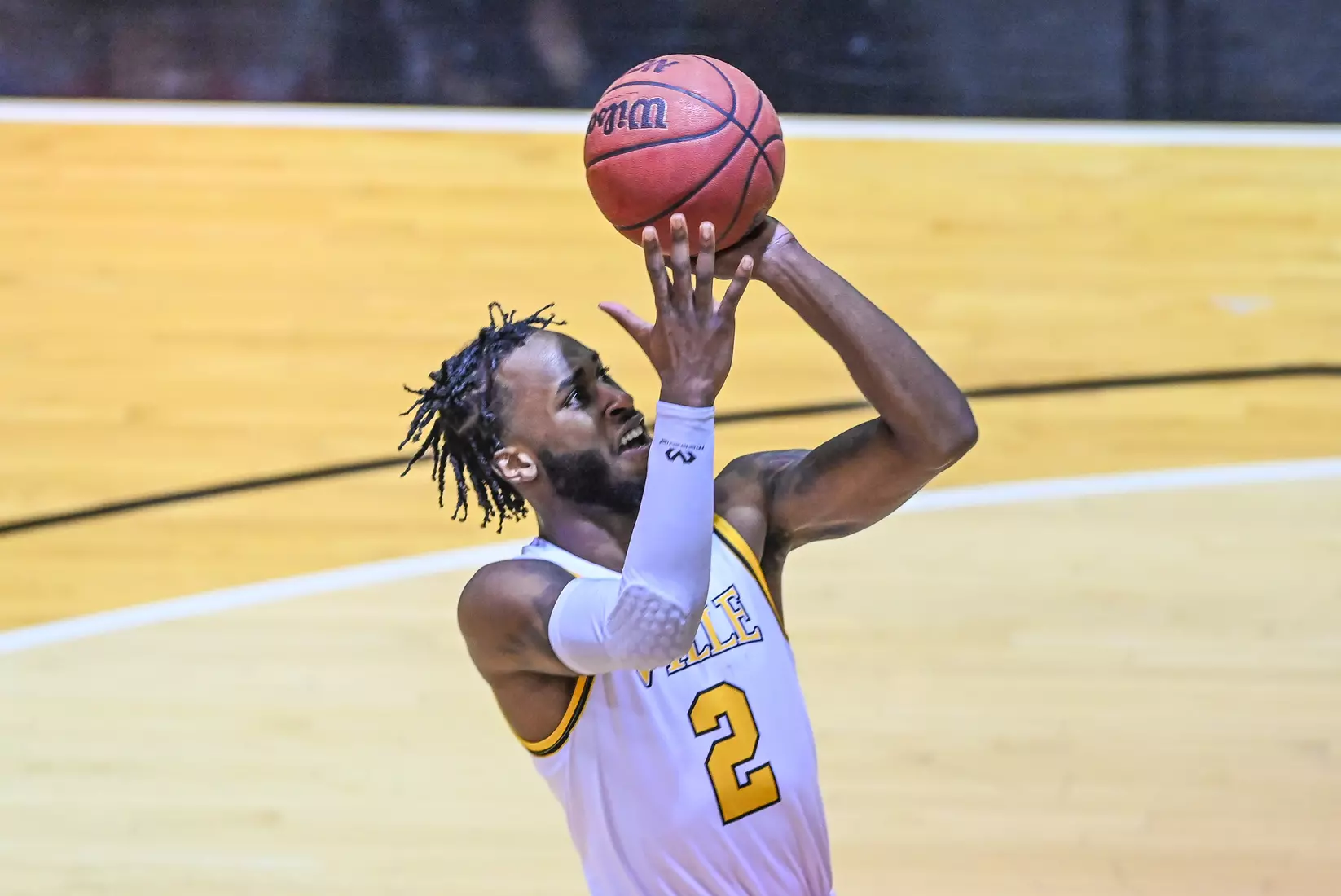 Millersville vs. West Chester PSAC men's basketball quarterfinal at Pucillo Gym in Millersville, PA on Wednesday, March 2, 2022. Mark Palczewski/Millersville Athletics Photo.