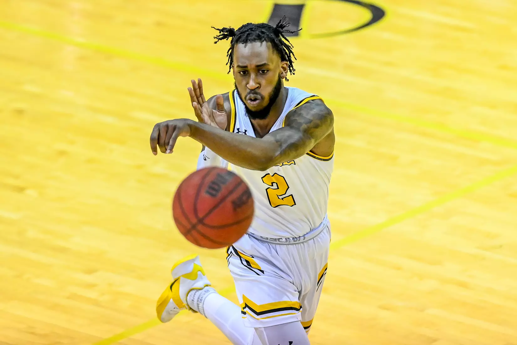 Millersville vs. West Chester PSAC men's basketball quarterfinal at Pucillo Gym in Millersville, PA on Wednesday, March 2, 2022. Mark Palczewski/Millersville Athletics Photo.
