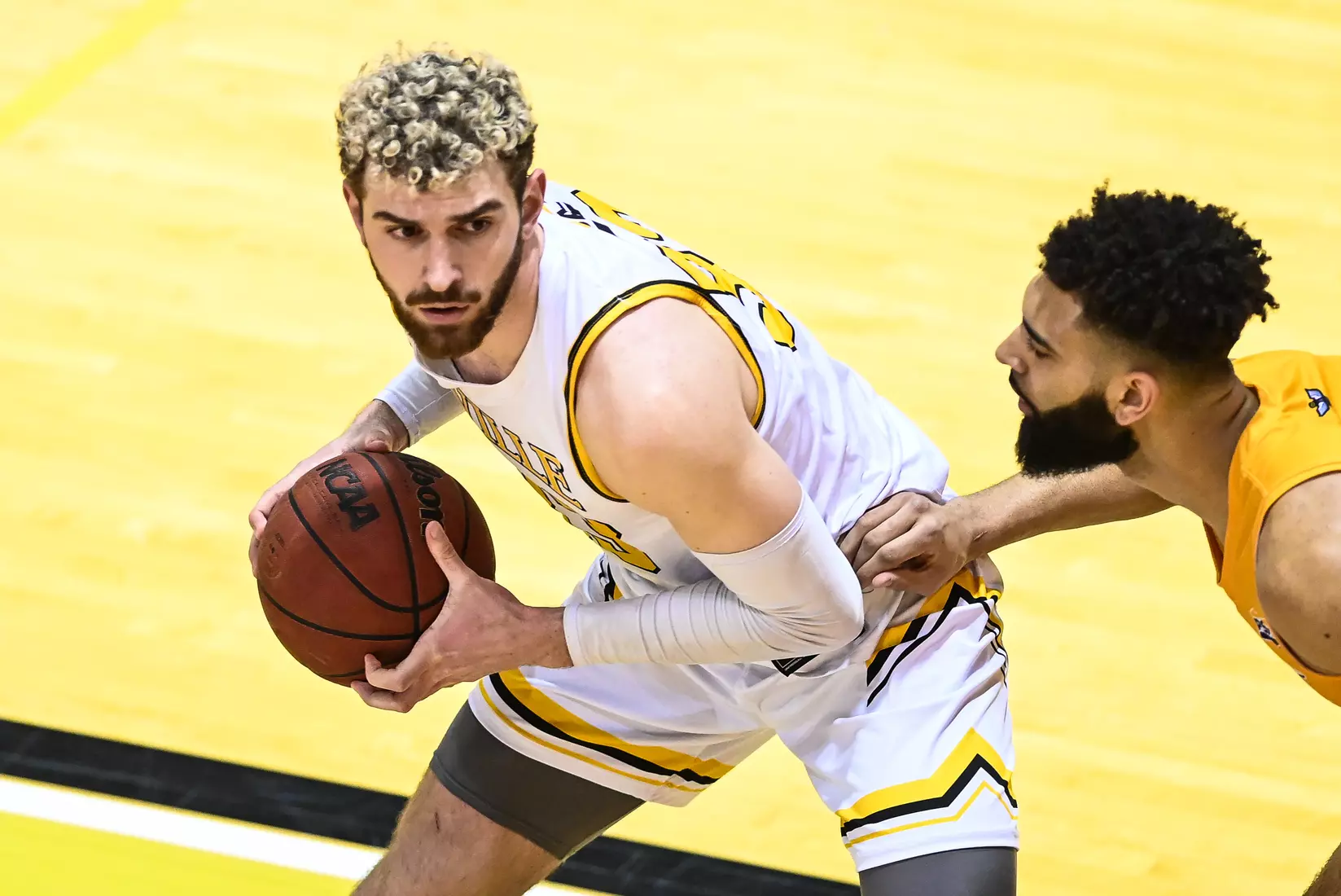 Millersville vs. West Chester PSAC men's basketball quarterfinal at Pucillo Gym in Millersville, PA on Wednesday, March 2, 2022. Mark Palczewski/Millersville Athletics Photo.